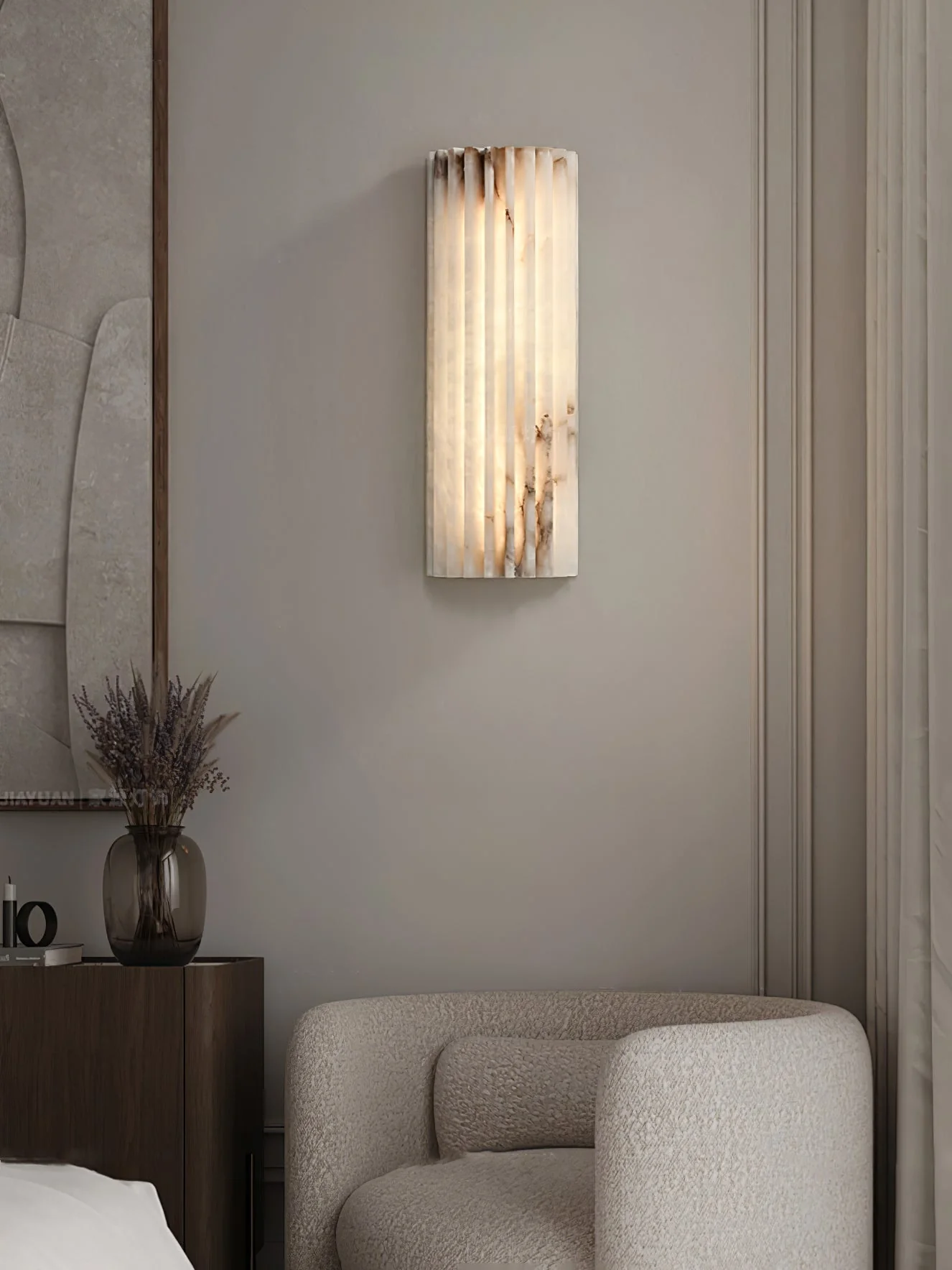 Alvia Alabaster Wall Light - Image 17