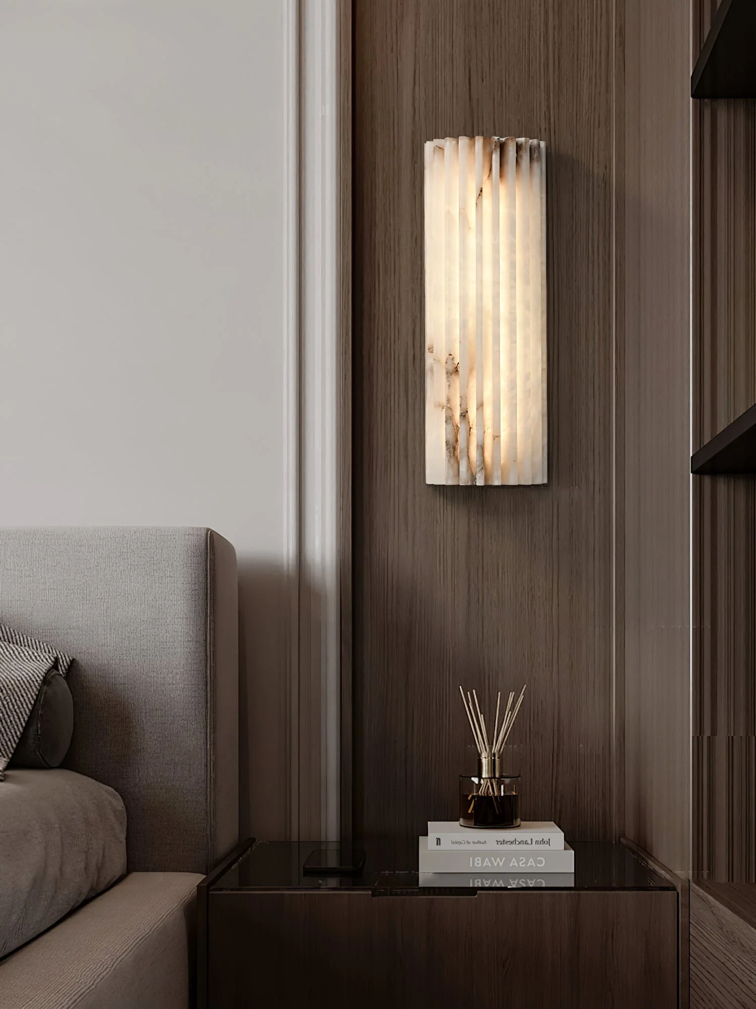 Alvia Alabaster Wall Light - Image 18