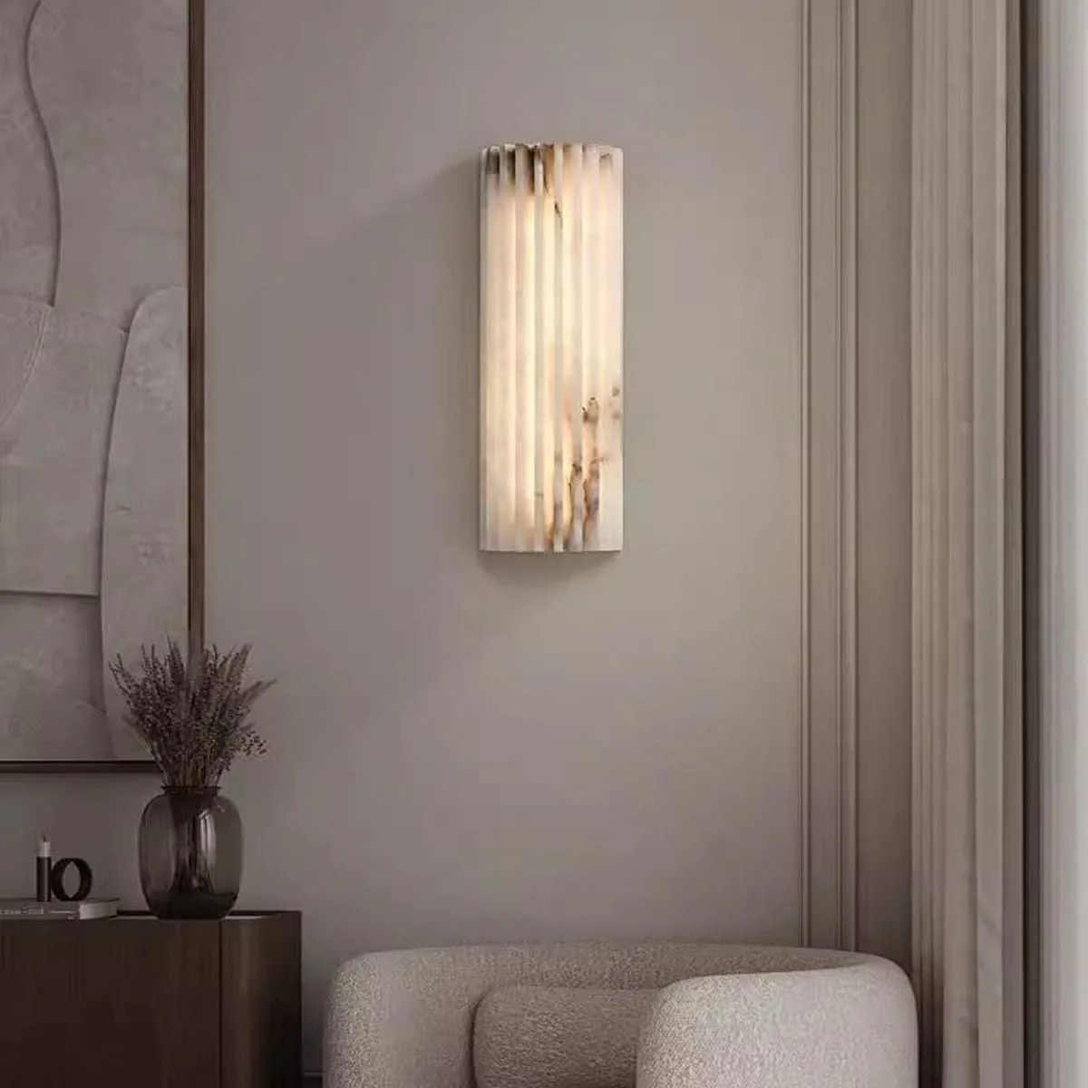 Alvia Alabaster Wall Light - Image 20