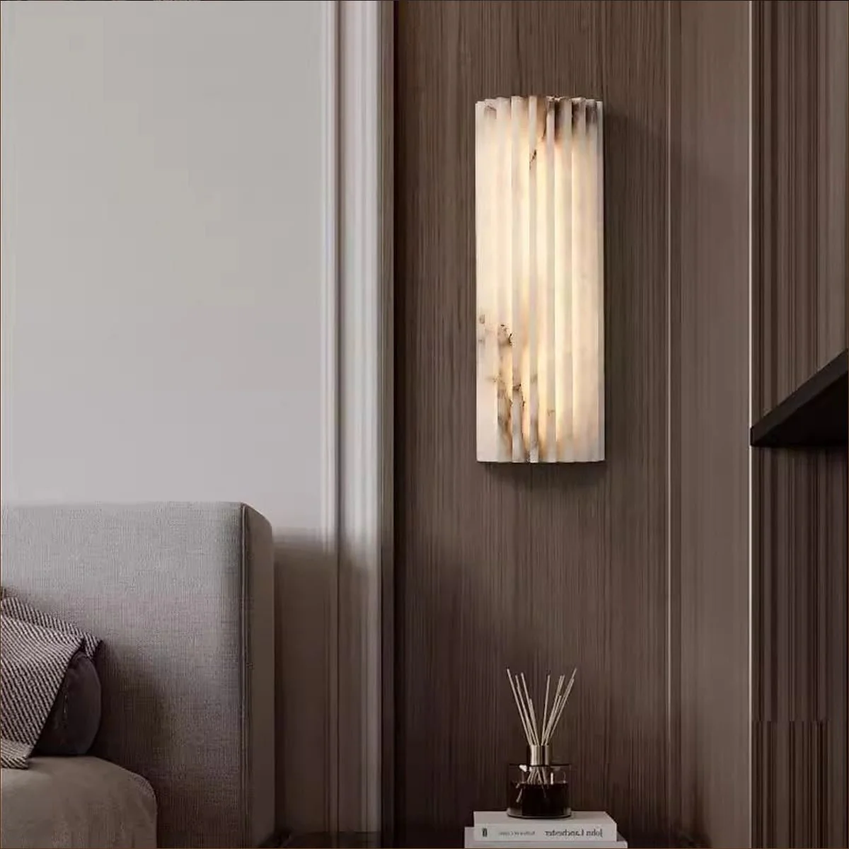 Alvia Alabaster Wall Light - Image 4