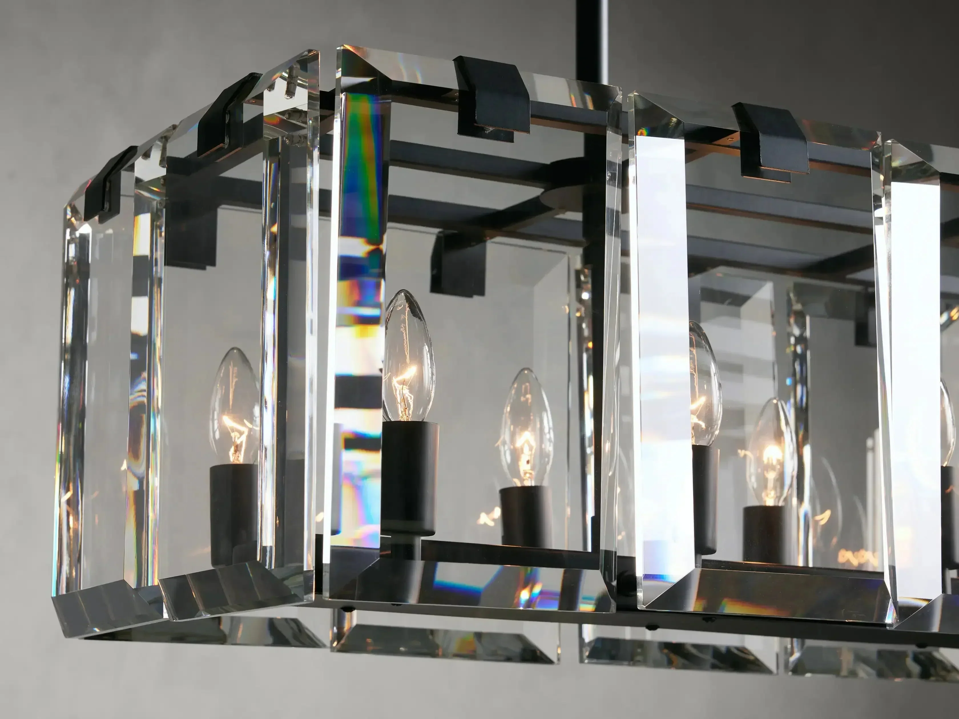 Amaya Rectangular Chandelier 40" 53" - Image 12