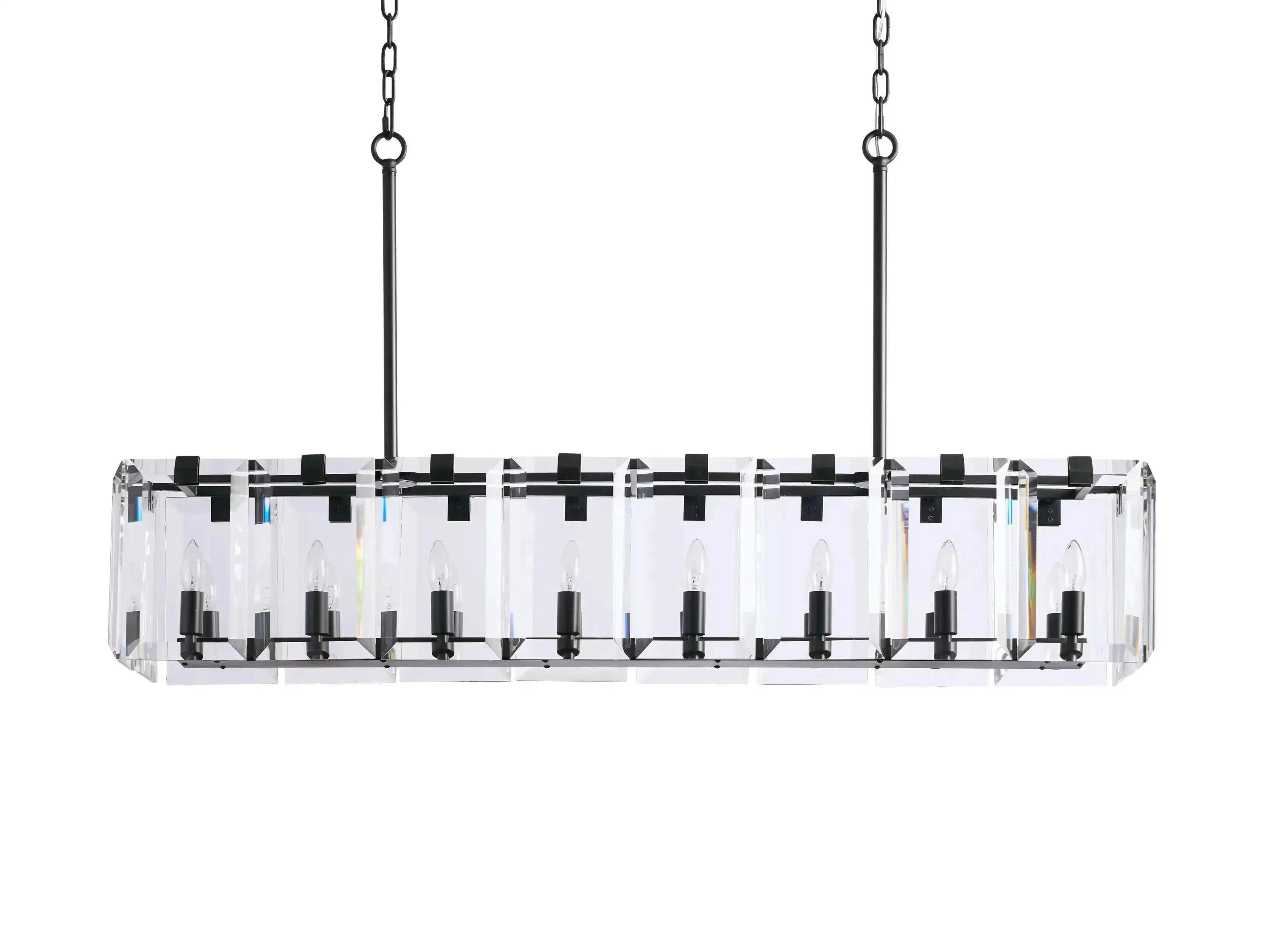 Amaya Rectangular Chandelier 40" 53" - Image 13