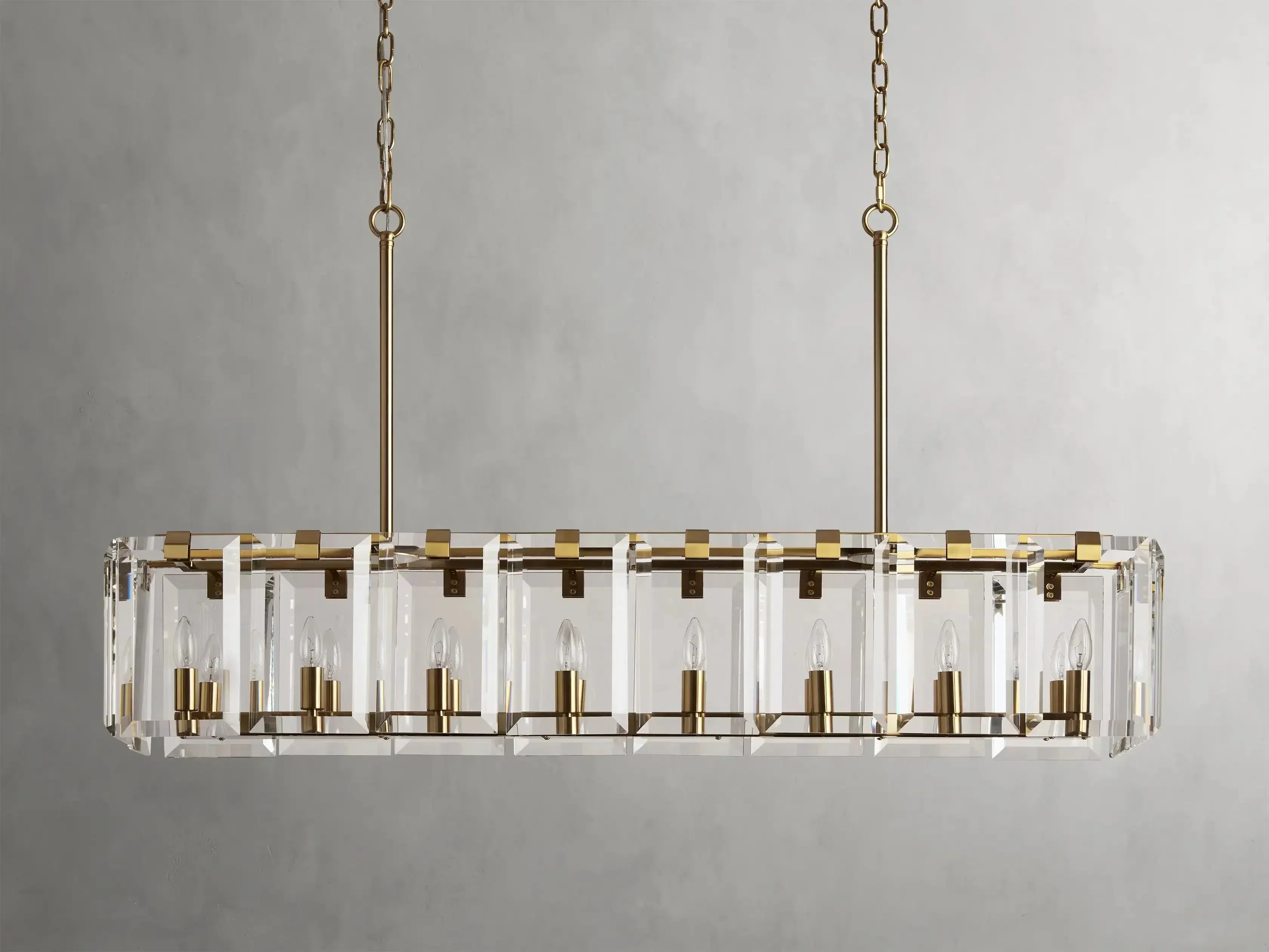 Amaya Rectangular Chandelier 40" 53" - Image 16