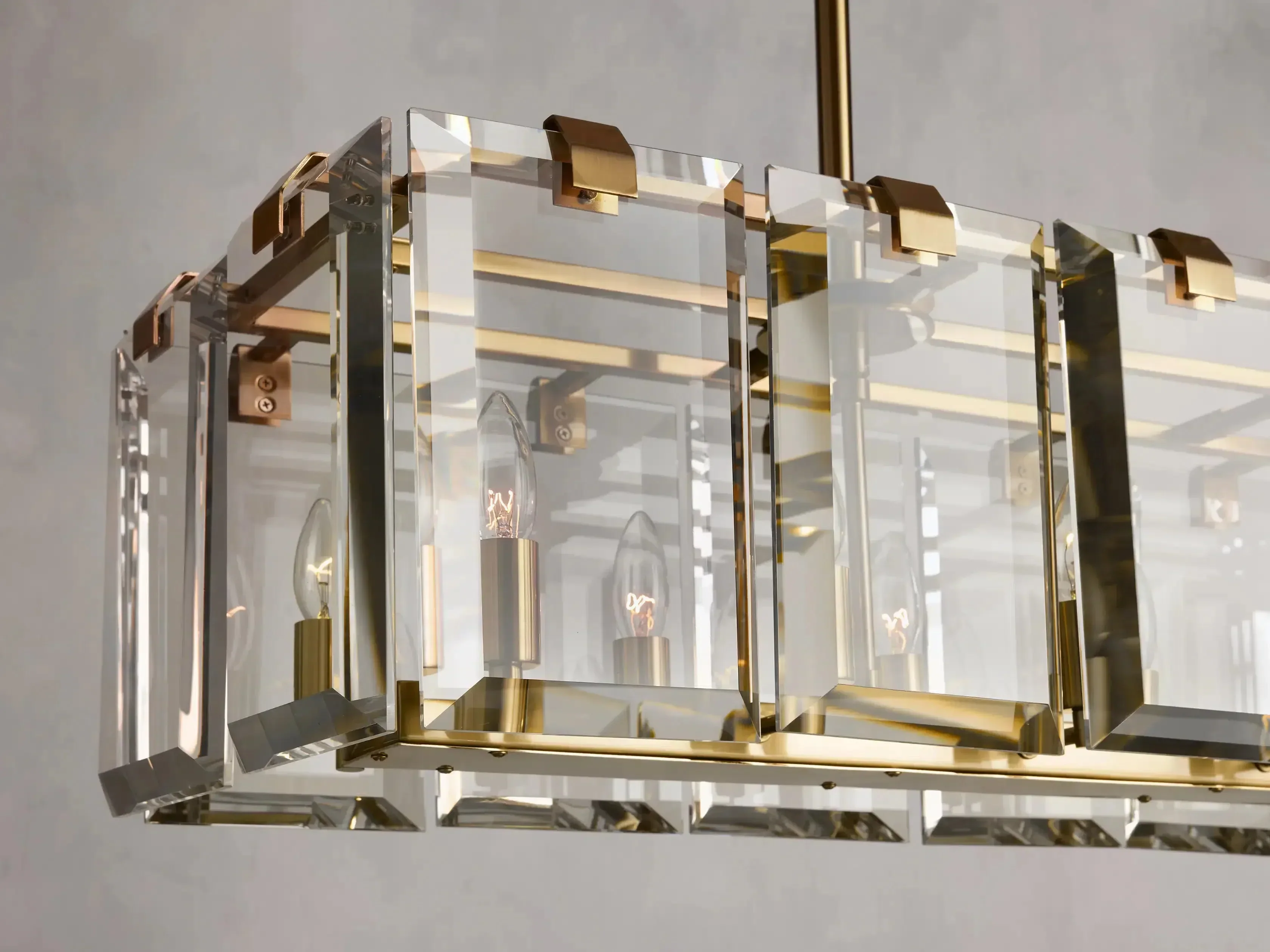 Amaya Rectangular Chandelier 40" 53" - Image 17