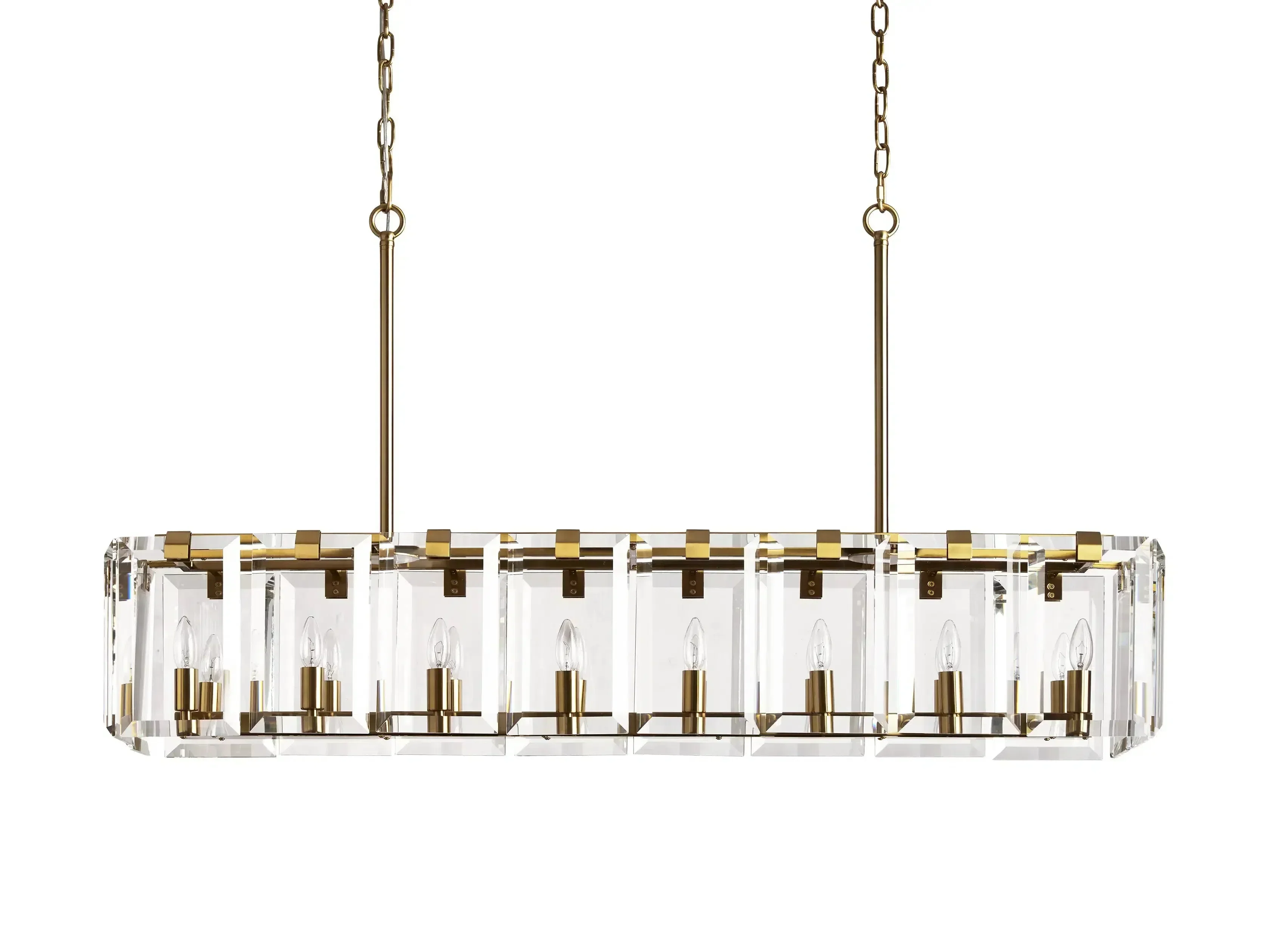 Amaya Rectangular Chandelier 40" 53" - Image 19