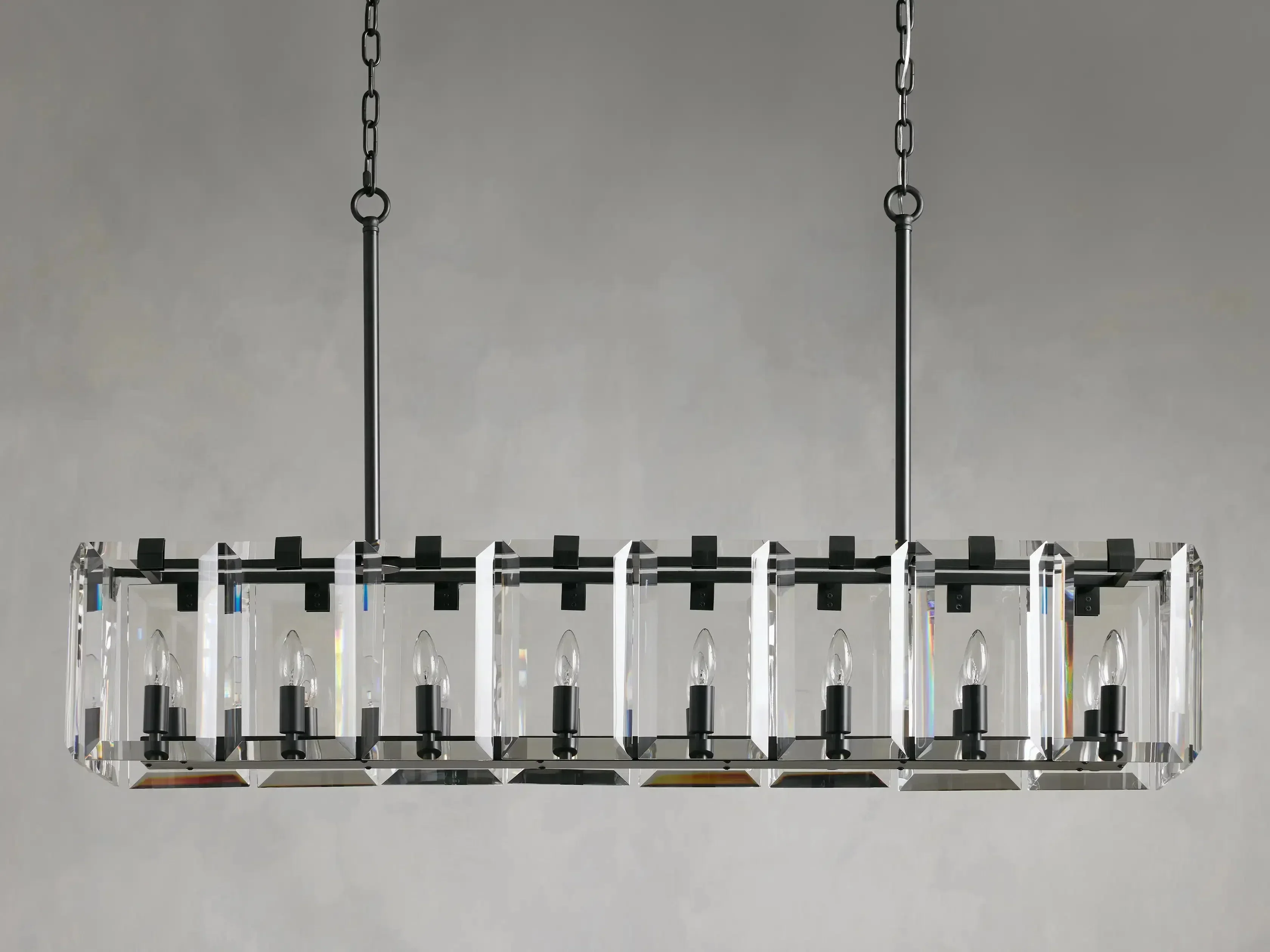 Amaya Rectangular Chandelier 40" 53" - Image 20