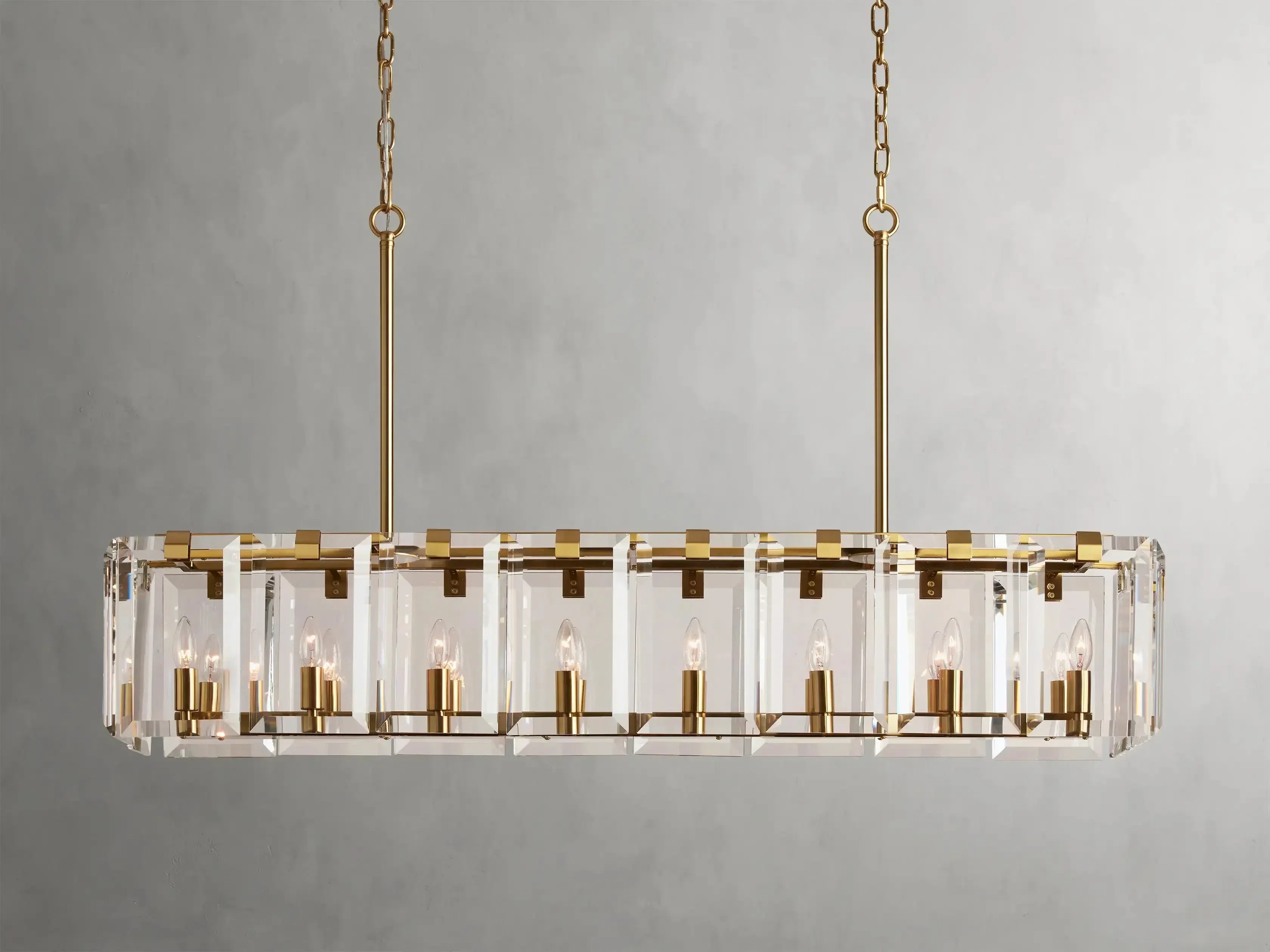 Amaya Rectangular Chandelier 40" 53" - Image 22
