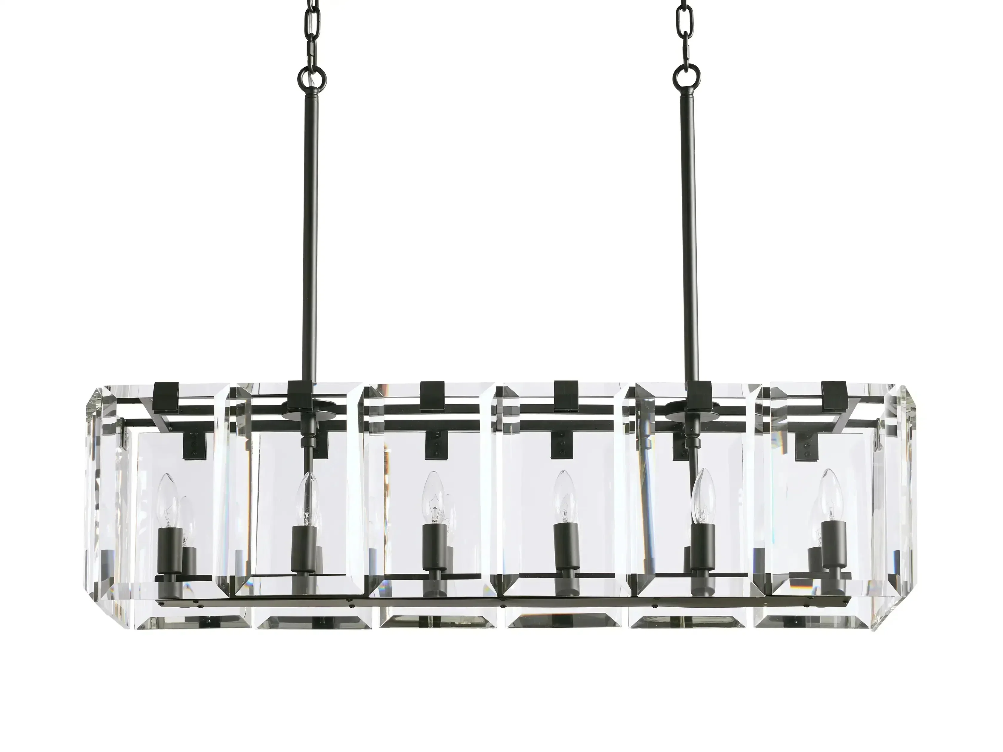 Amaya Rectangular Chandelier 40" 53" - Image 30