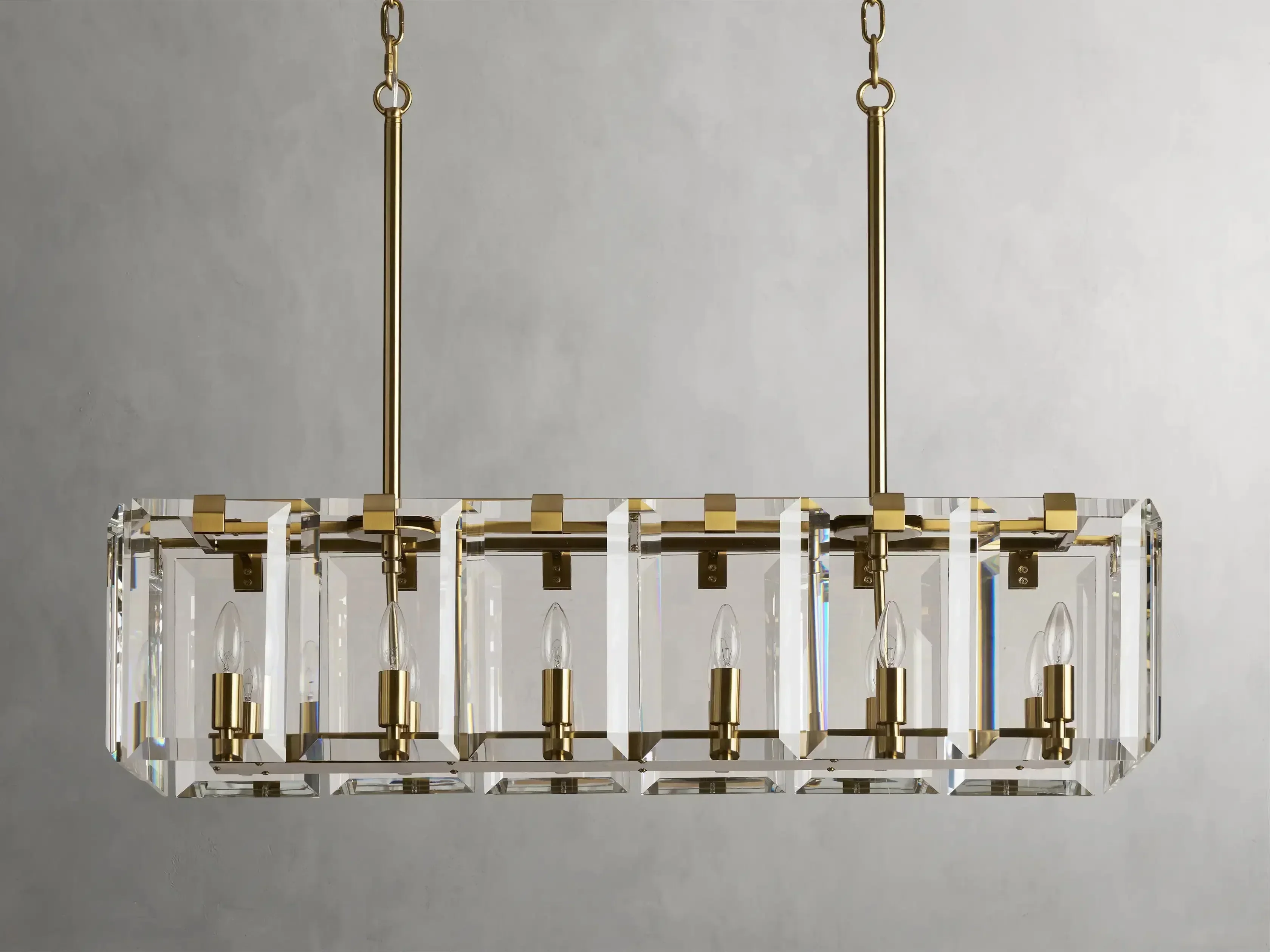 Amaya Rectangular Chandelier 40" 53" - Image 31