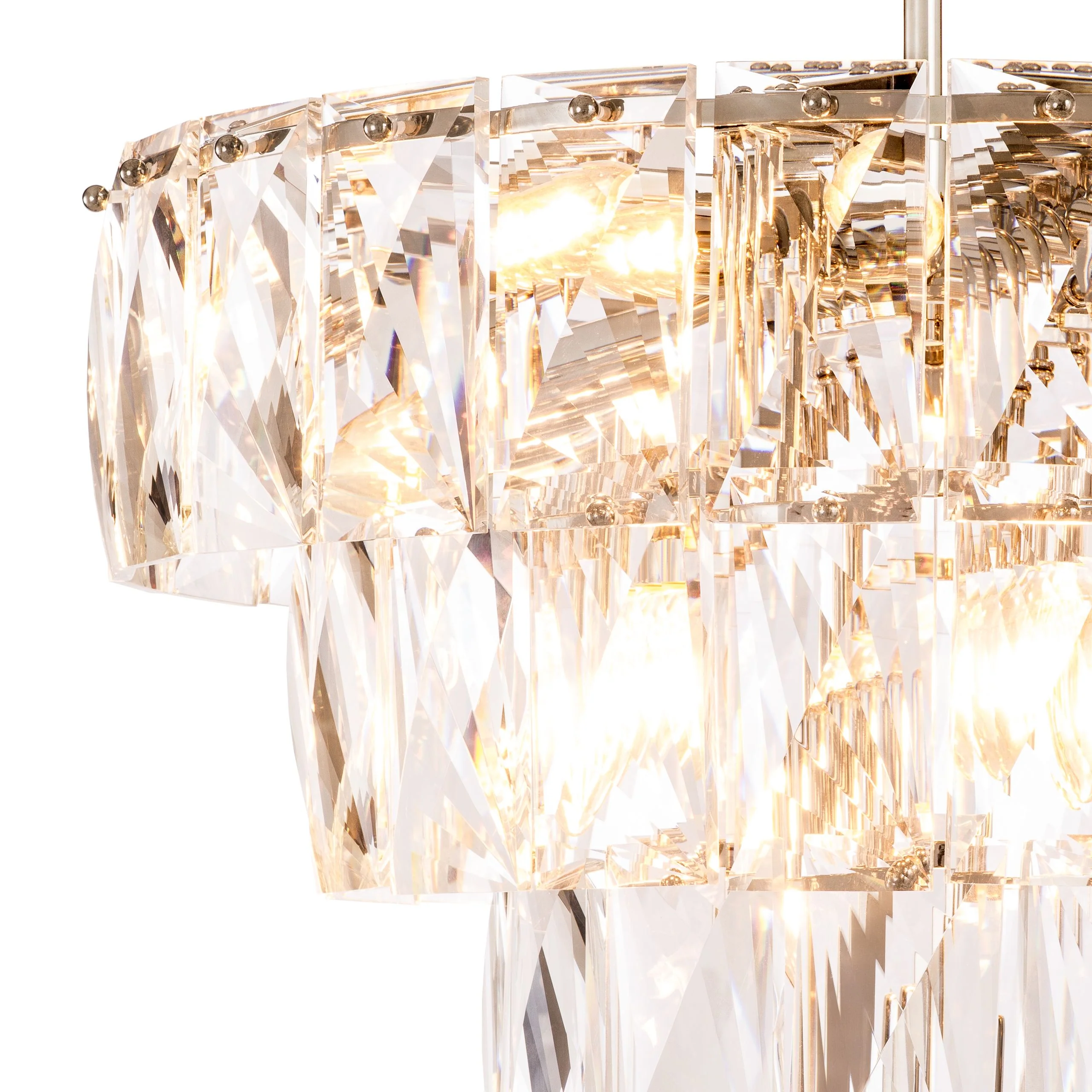Amazone Modern Glass Chandelier [S/L] - [Clear/Smoke] - Image 5