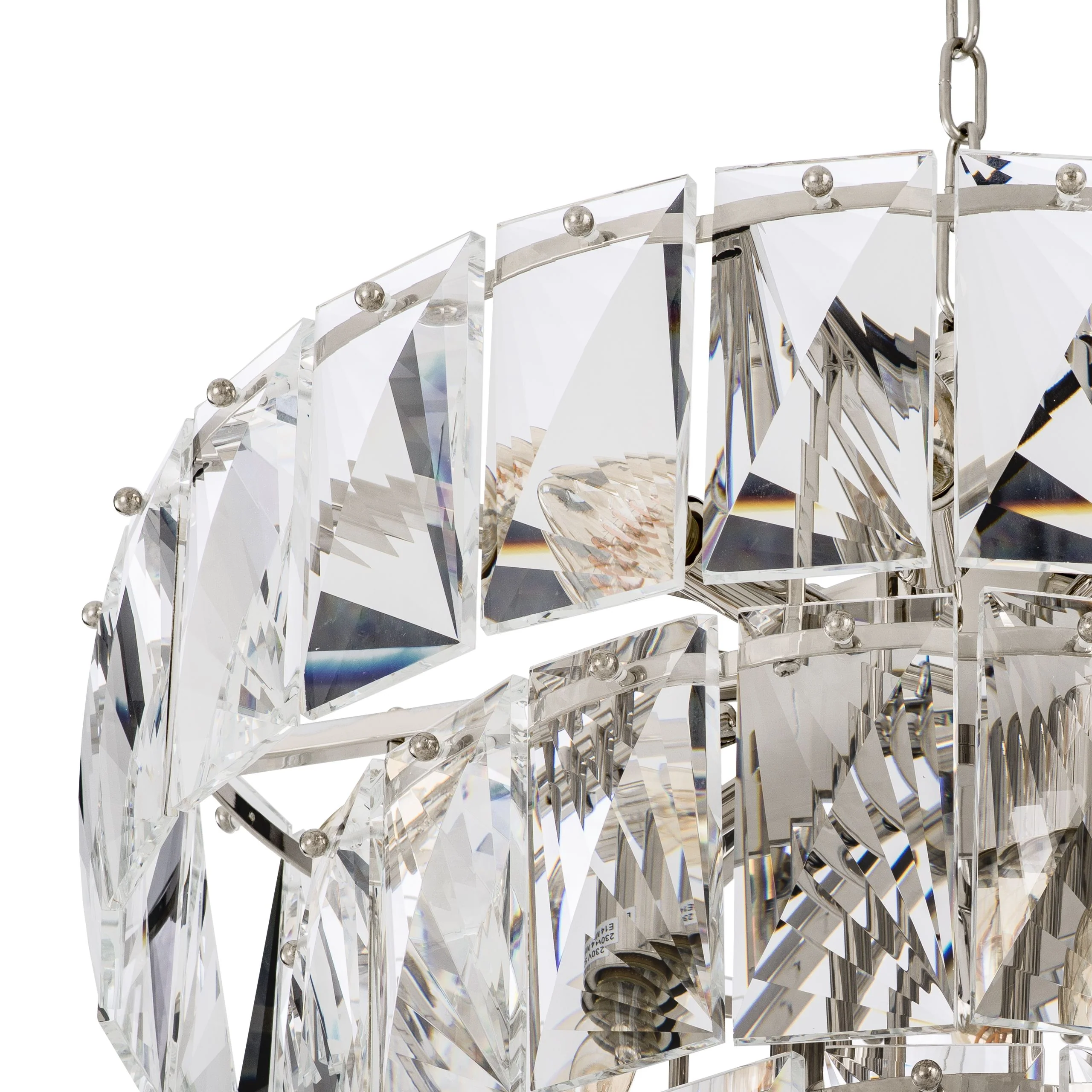 Amazone Modern Glass Chandelier [S/L] - [Clear/Smoke] - Image 6