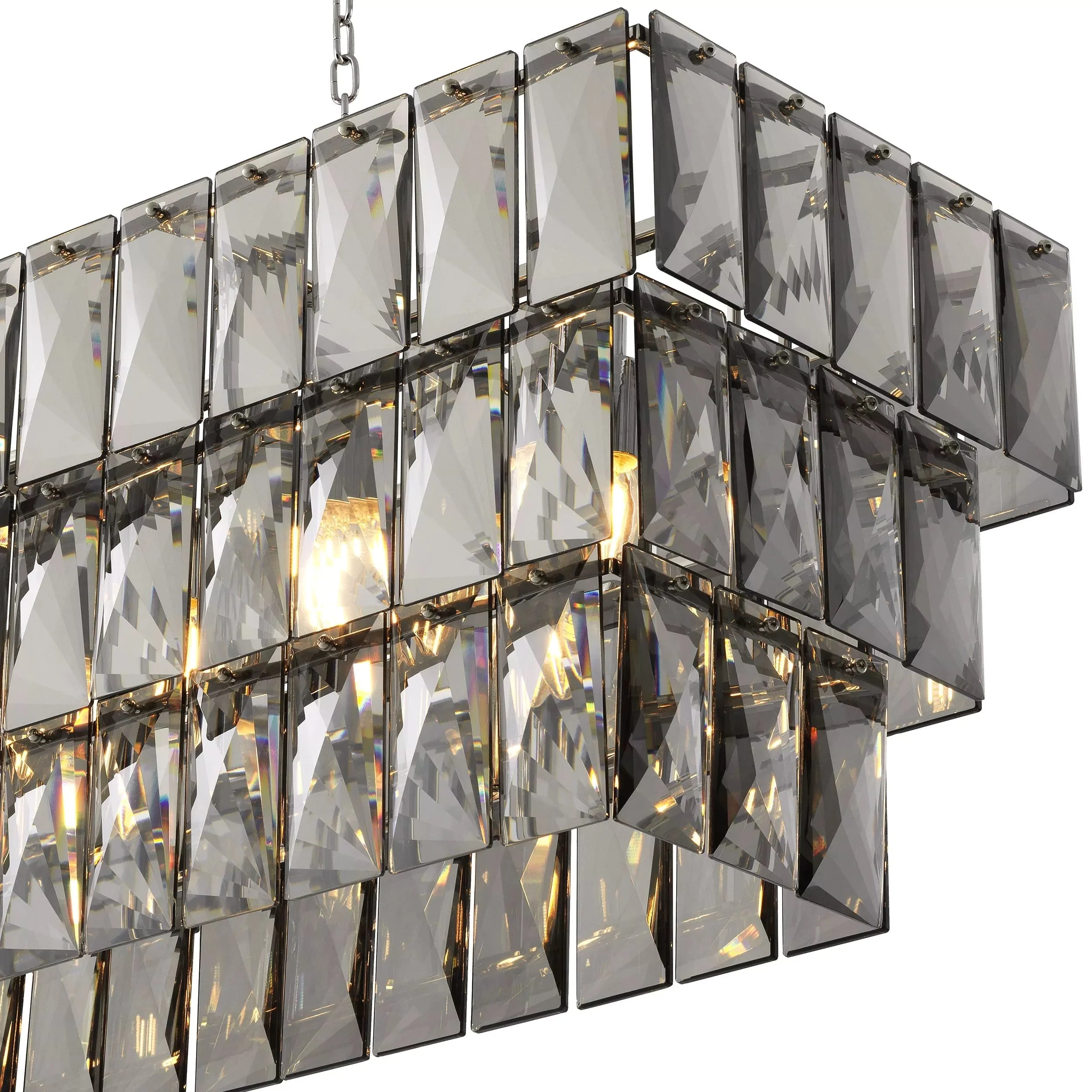Glamour Rectangle Modern Chandeliers - Image 4