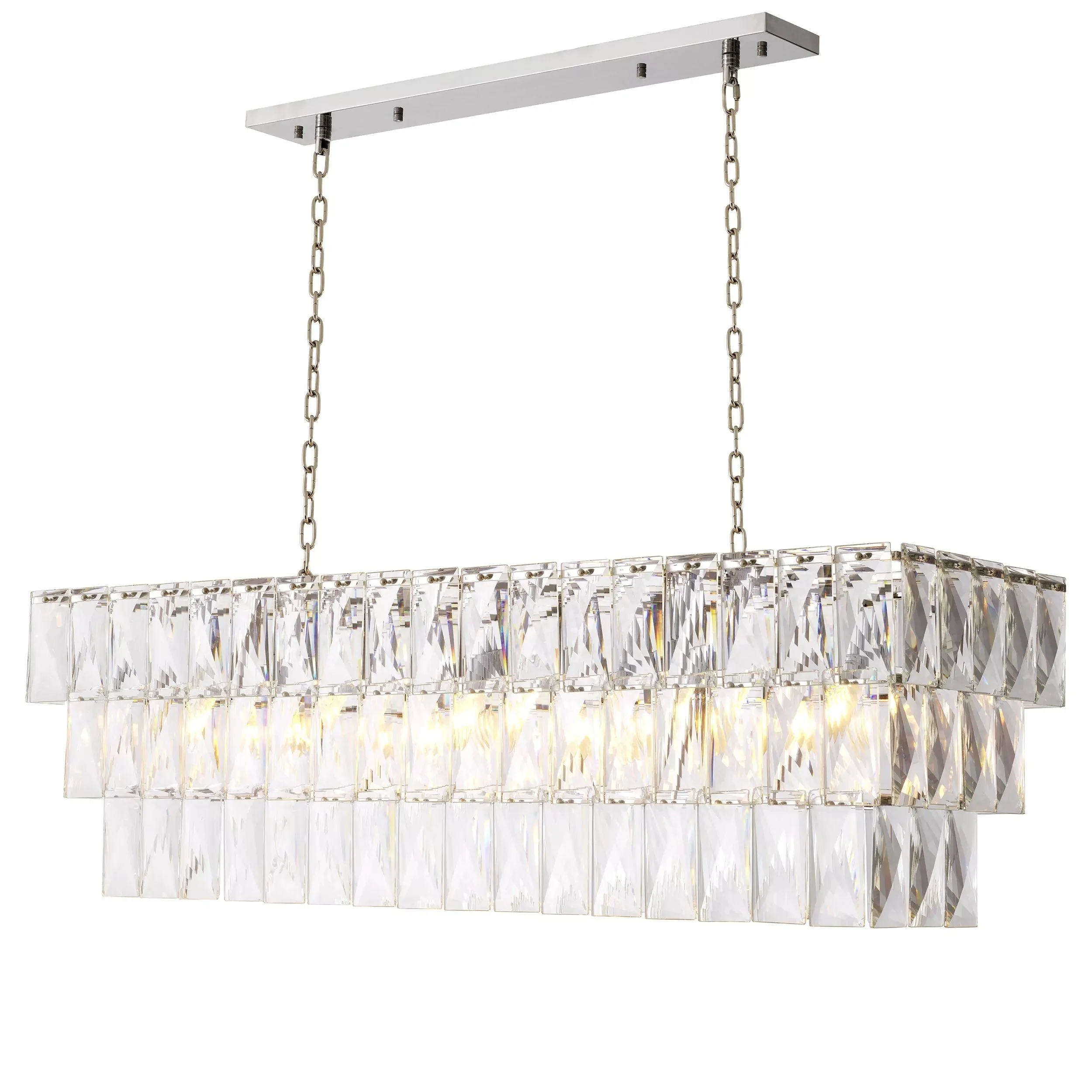 Glamour Rectangle Modern Chandeliers - Image 7