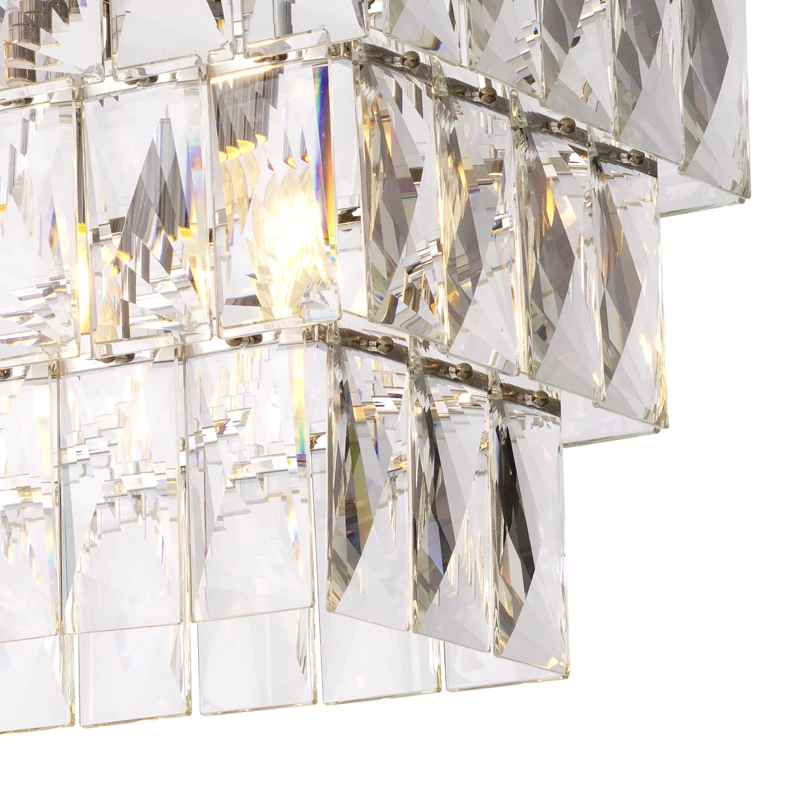 Glamour Rectangle Modern Chandeliers - Image 8