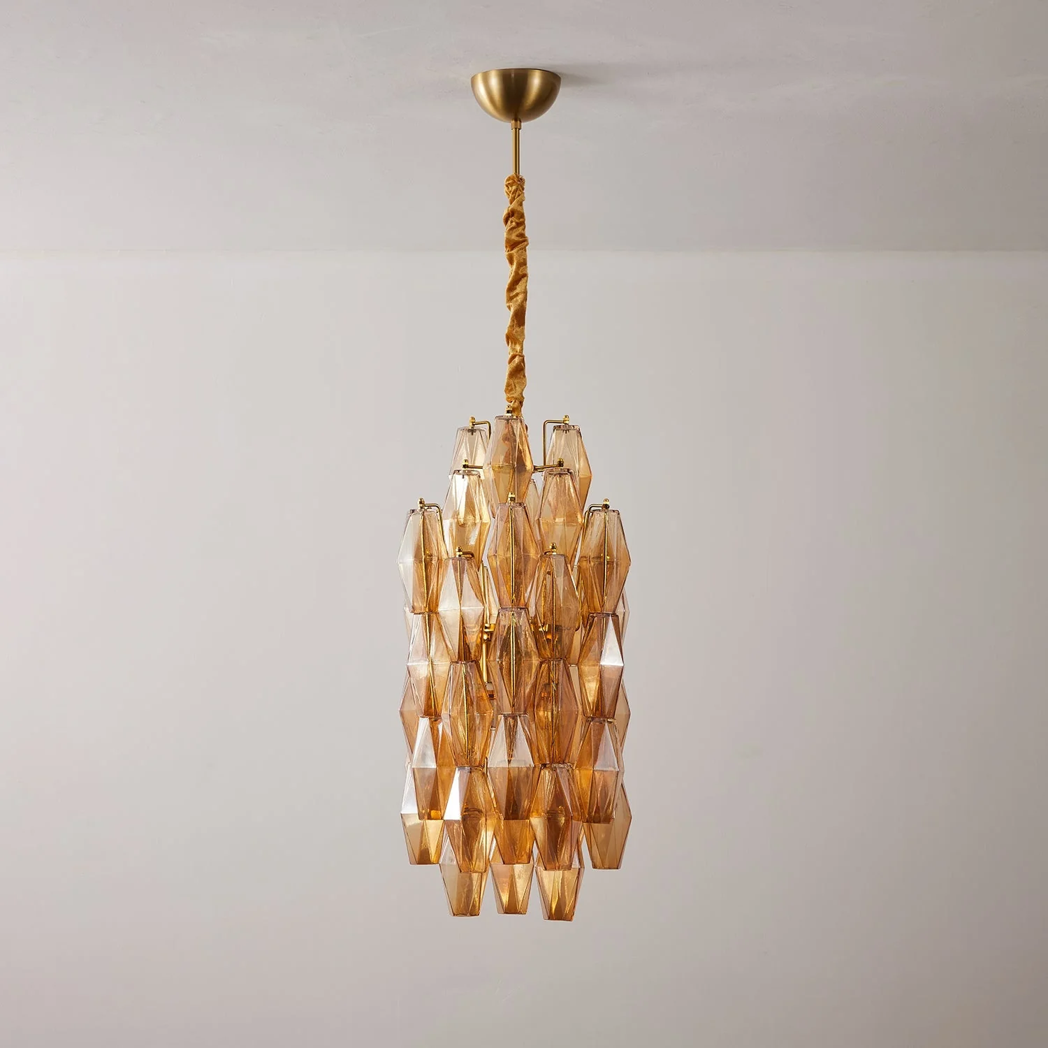 Amber Prism Long Chandelier - Image 6