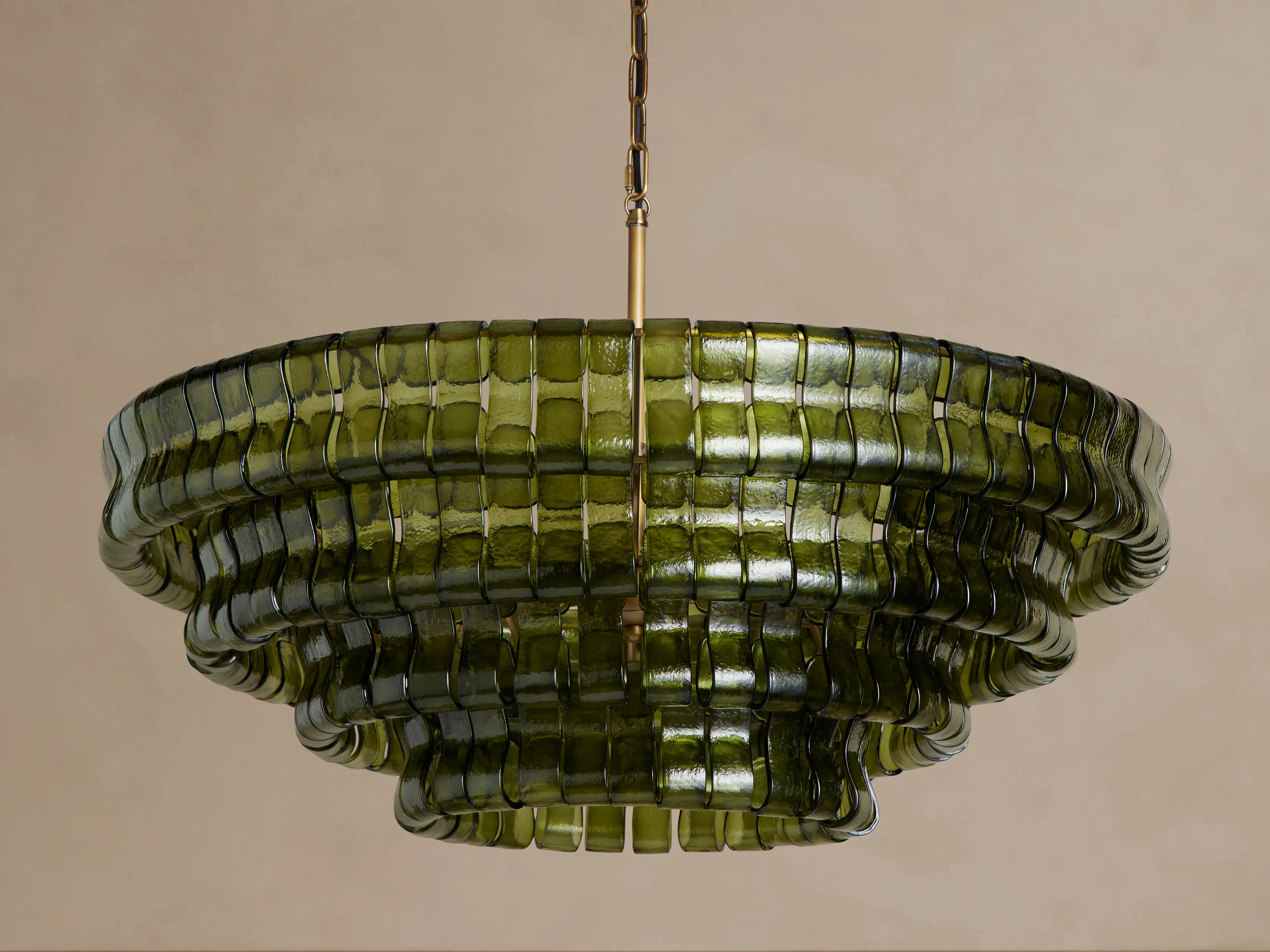 Amor 4-Tier Ghiaccio Glass Round Chandelier 36" - Image 22