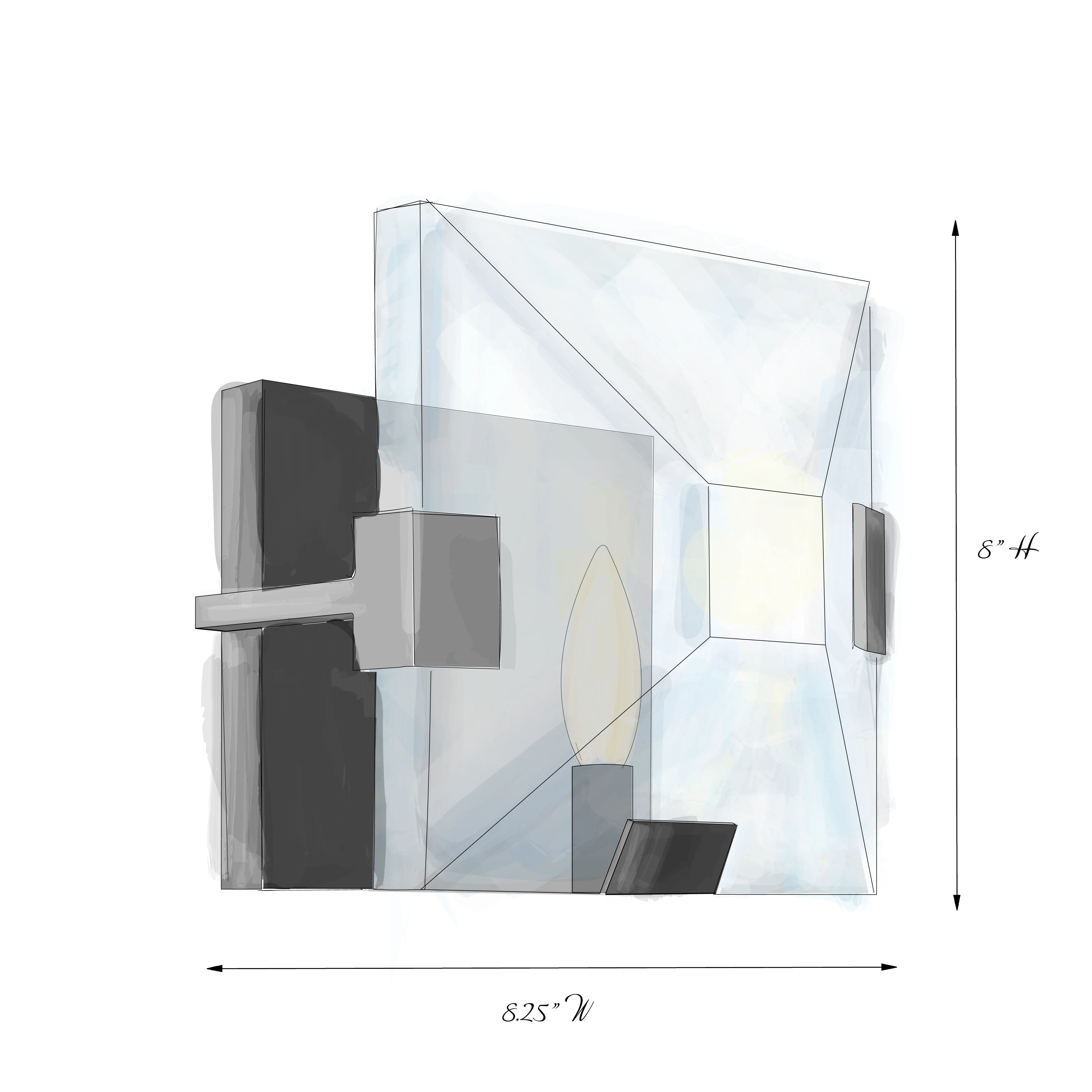 Anise Glass Wall Sconce - Image 13