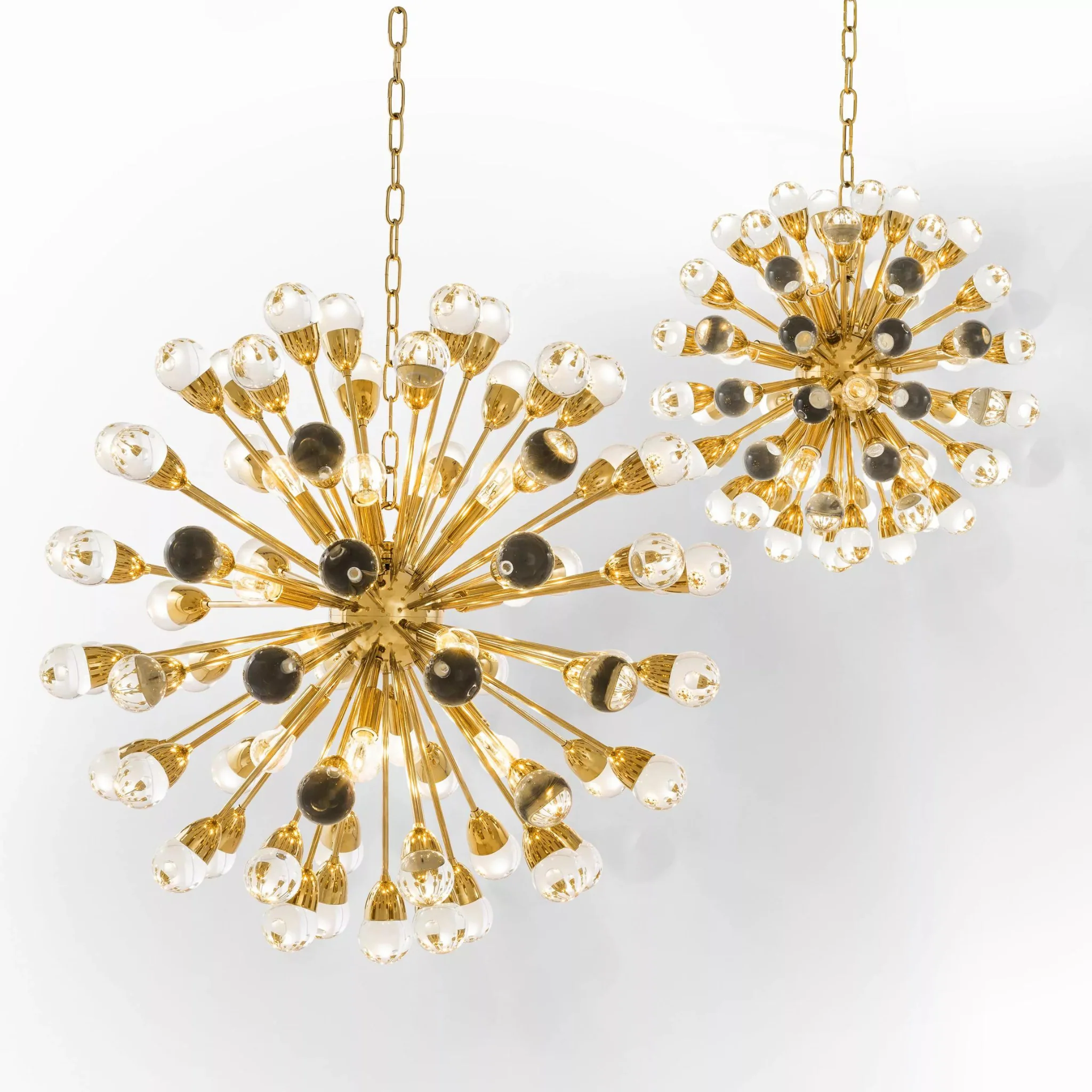 Anto S/L (Gold/Nickel) Modern Chandelier - - Image 2