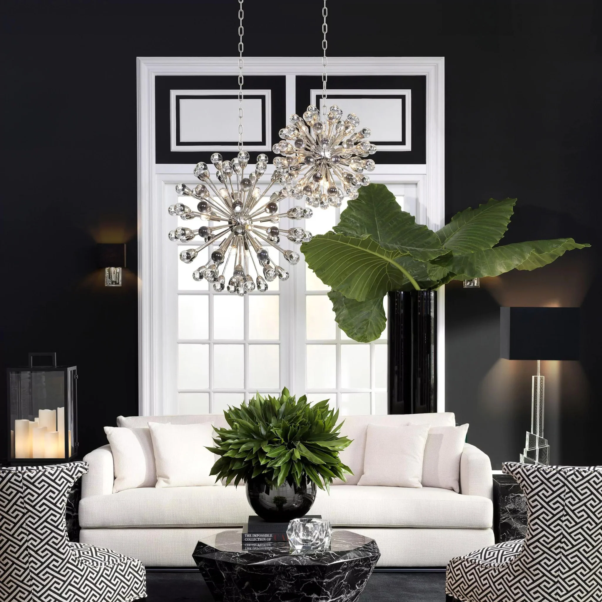 Anto S/L (Gold/Nickel) Modern Chandelier - - Image 5