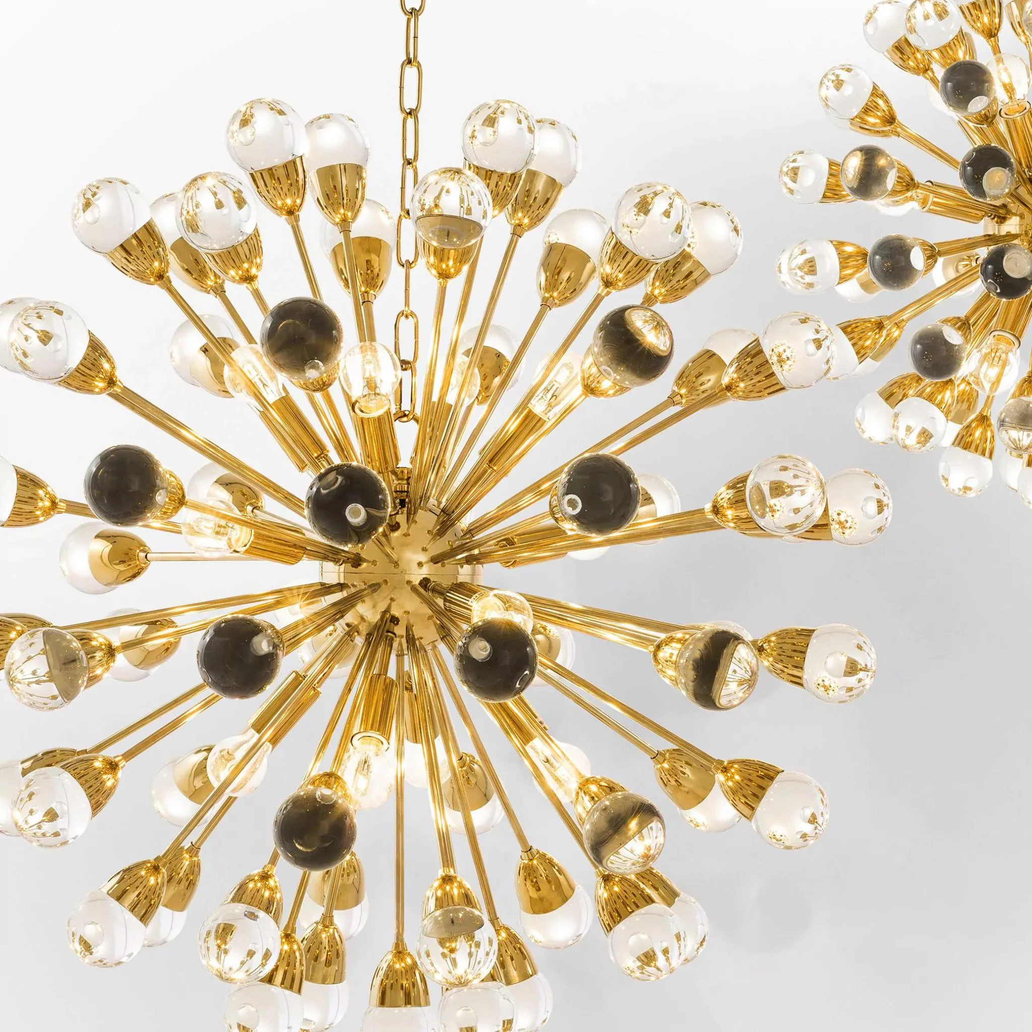 Anto S/L (Gold/Nickel) Modern Chandelier - - Image 8