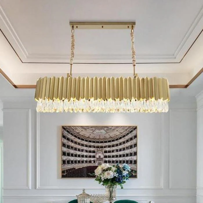 April Dining Room Chandelier Gold - Image 7