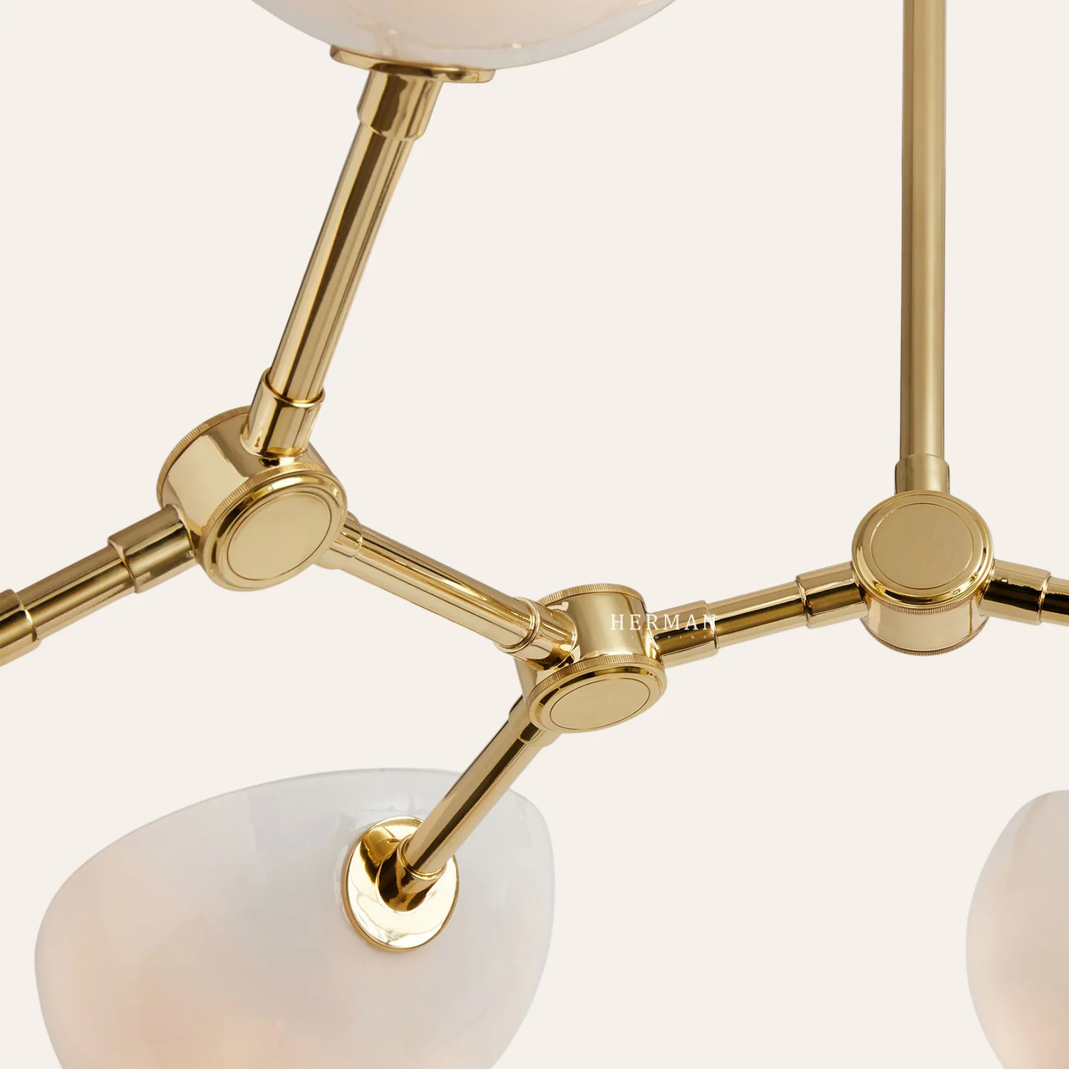 Argus Glass Chandelier 32" Width - Image 10