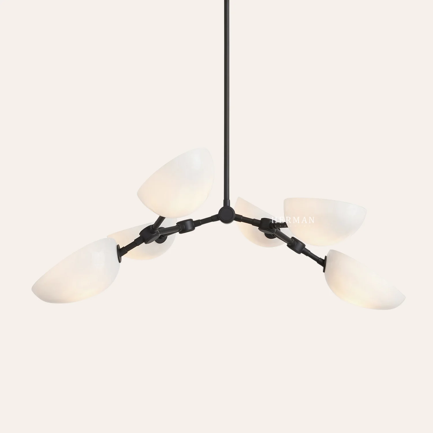 Argus Glass Chandelier 32" Width - Image 5