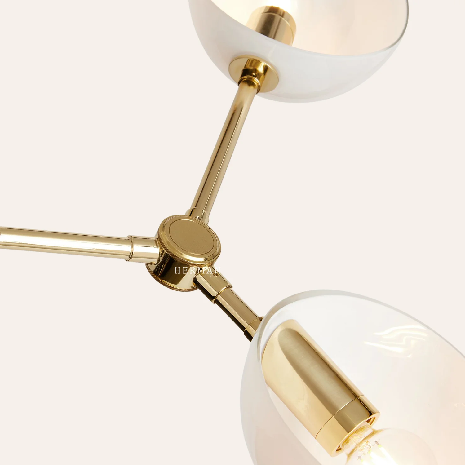 Argus Glass Chandelier 45" Width - Image 10