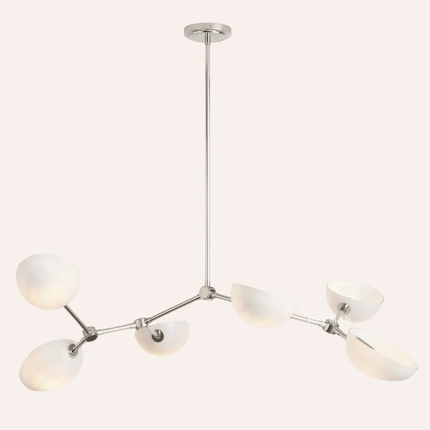 Argus Glass Chandelier 45" Width - Image 6
