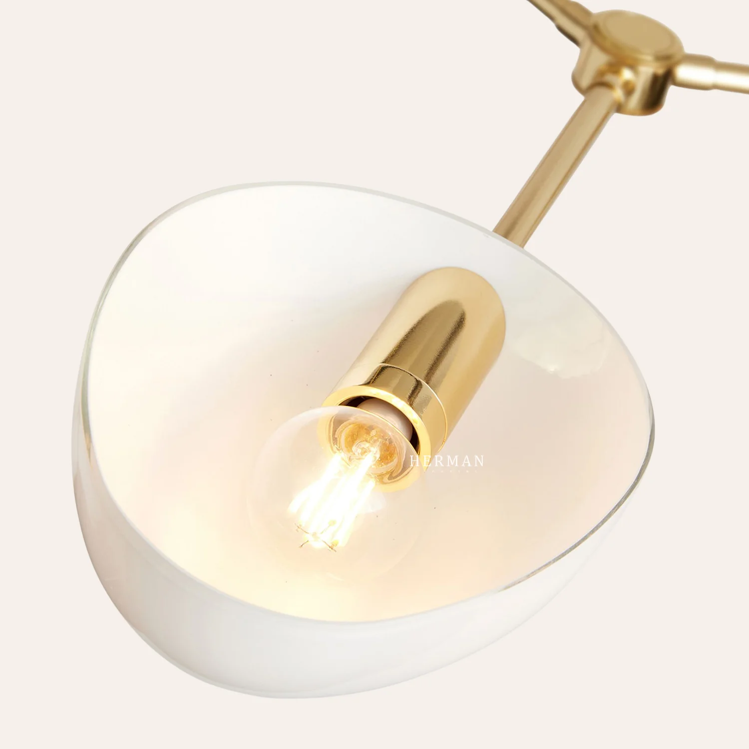 Argus Glass Chandelier 45" Width - Image 9