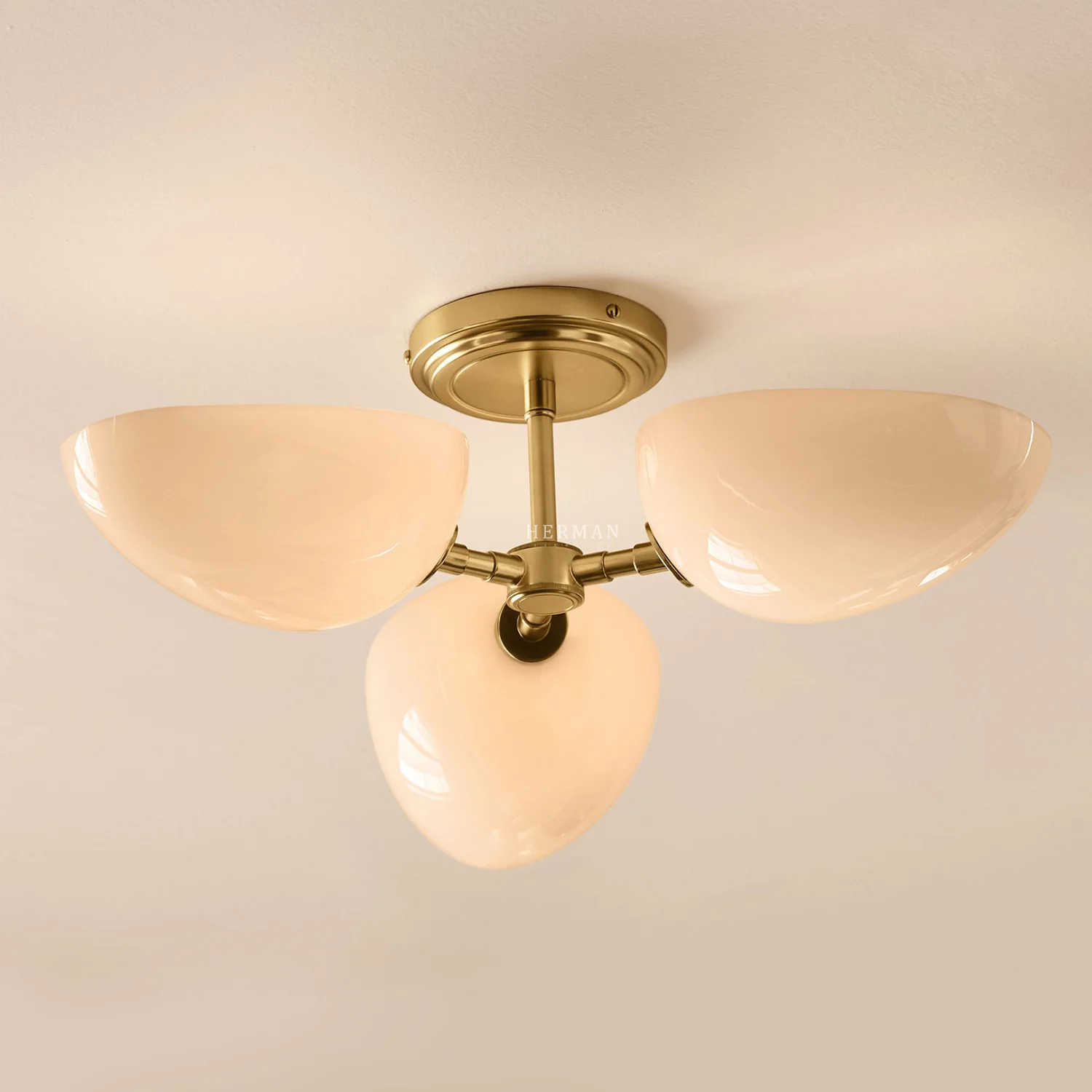 Argus Glass Semi-Flush Mount - Image 3