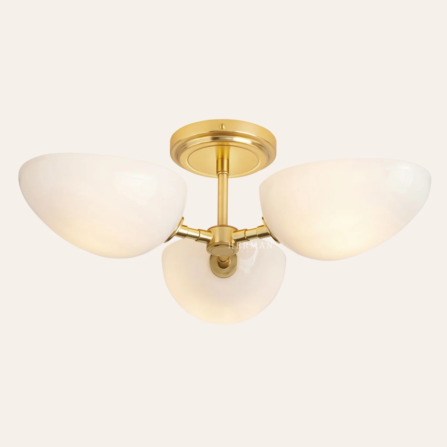 Argus Glass Semi-Flush Mount - Image 5