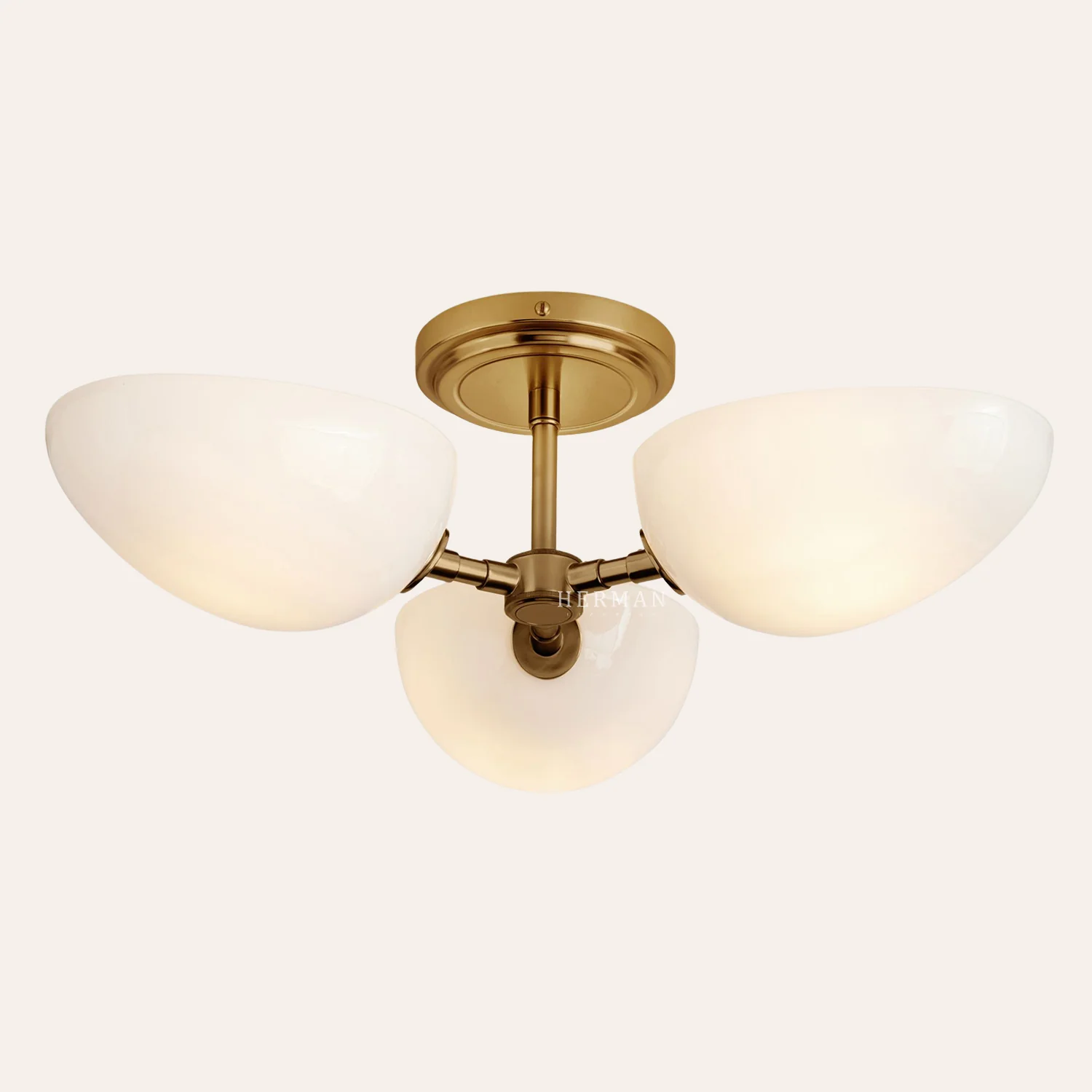 Argus Glass Semi-Flush Mount - Image 7