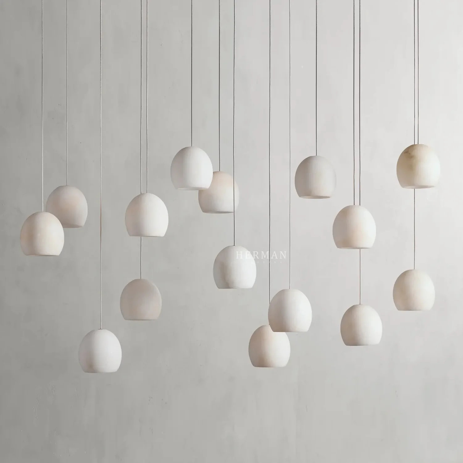 Arica Alabaster Linear Chandelier - Image 6