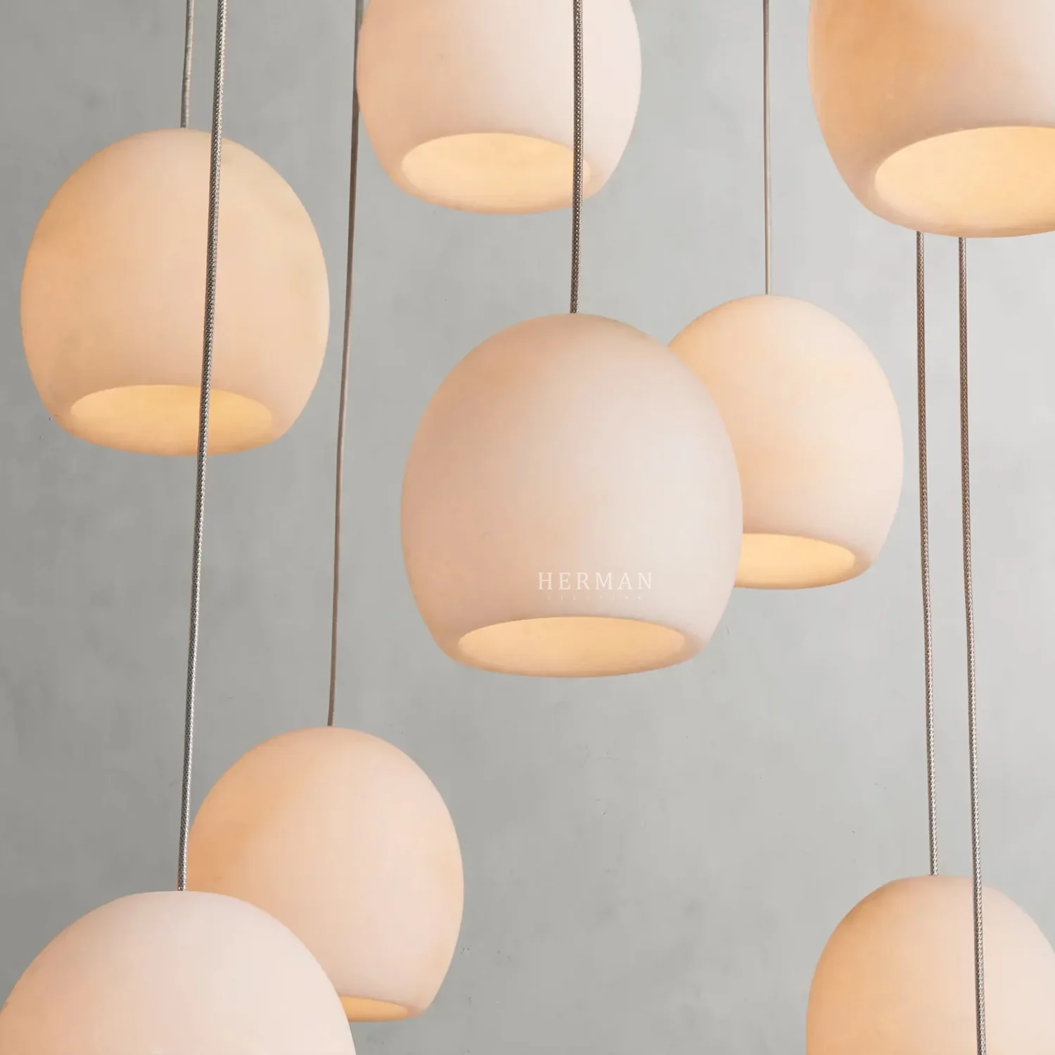 Arica Alabaster Linear Chandelier - Image 8