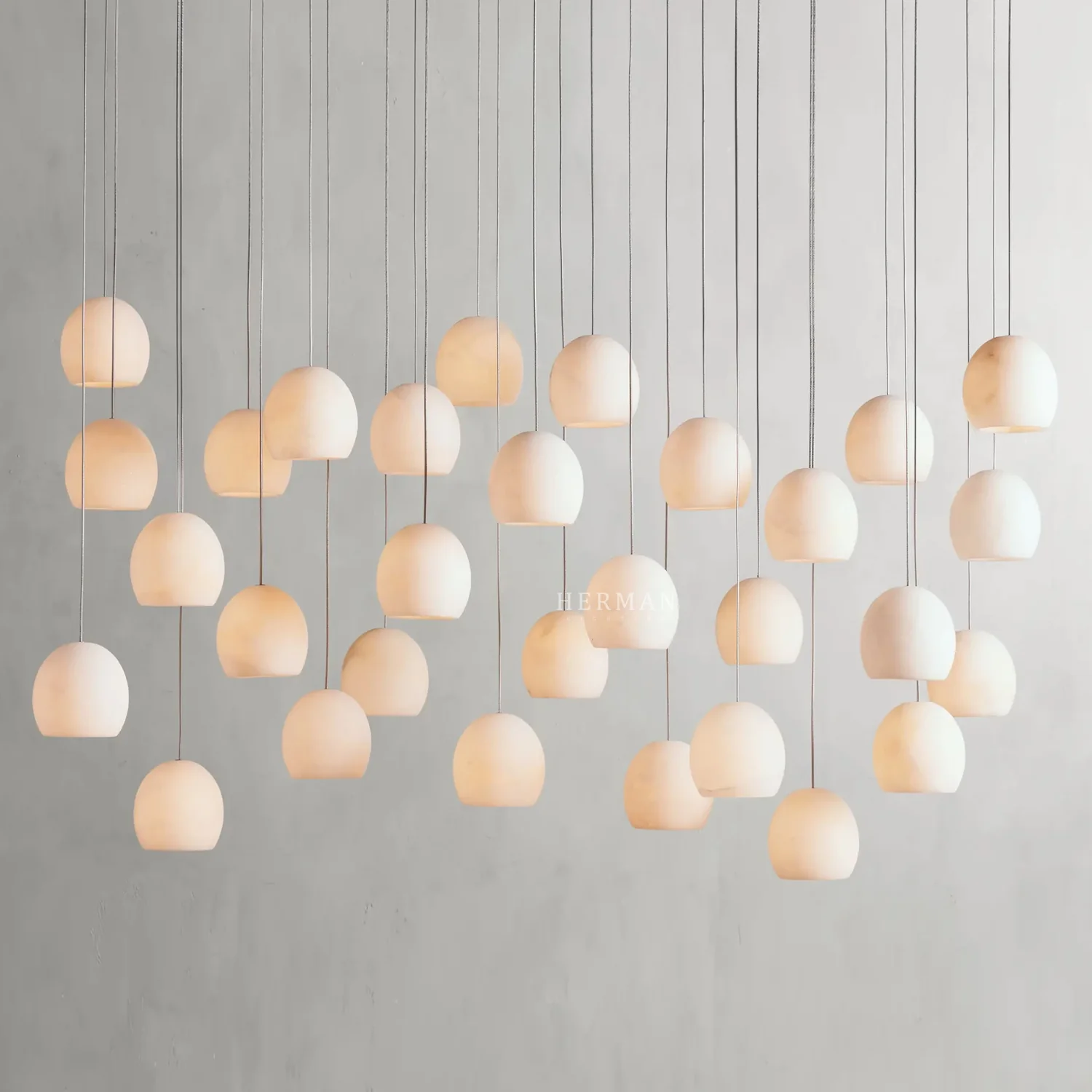 Arica Alabaster Linear Chandelier - Image 9