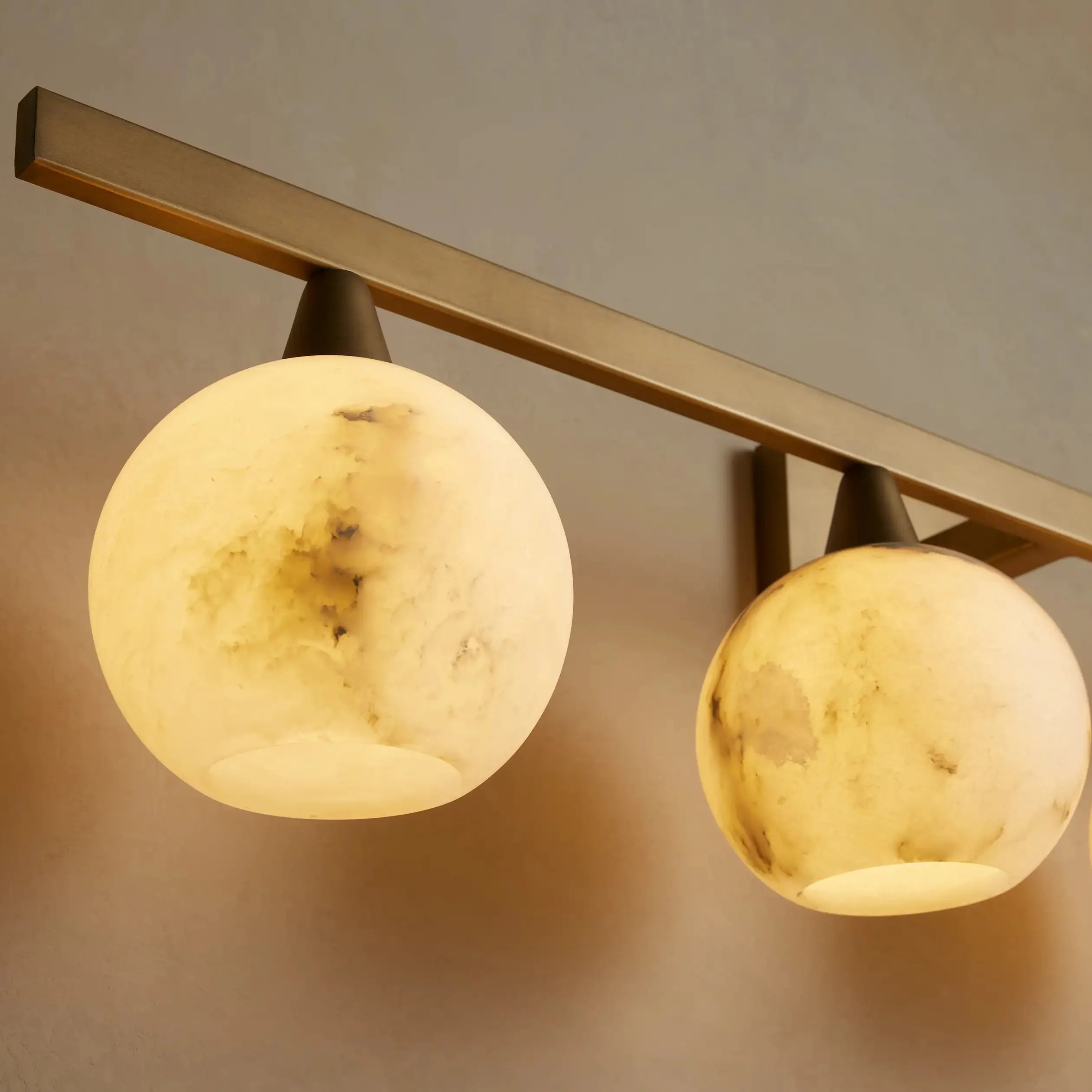 Arica Alabaster Sconce 4 Light - Image 3