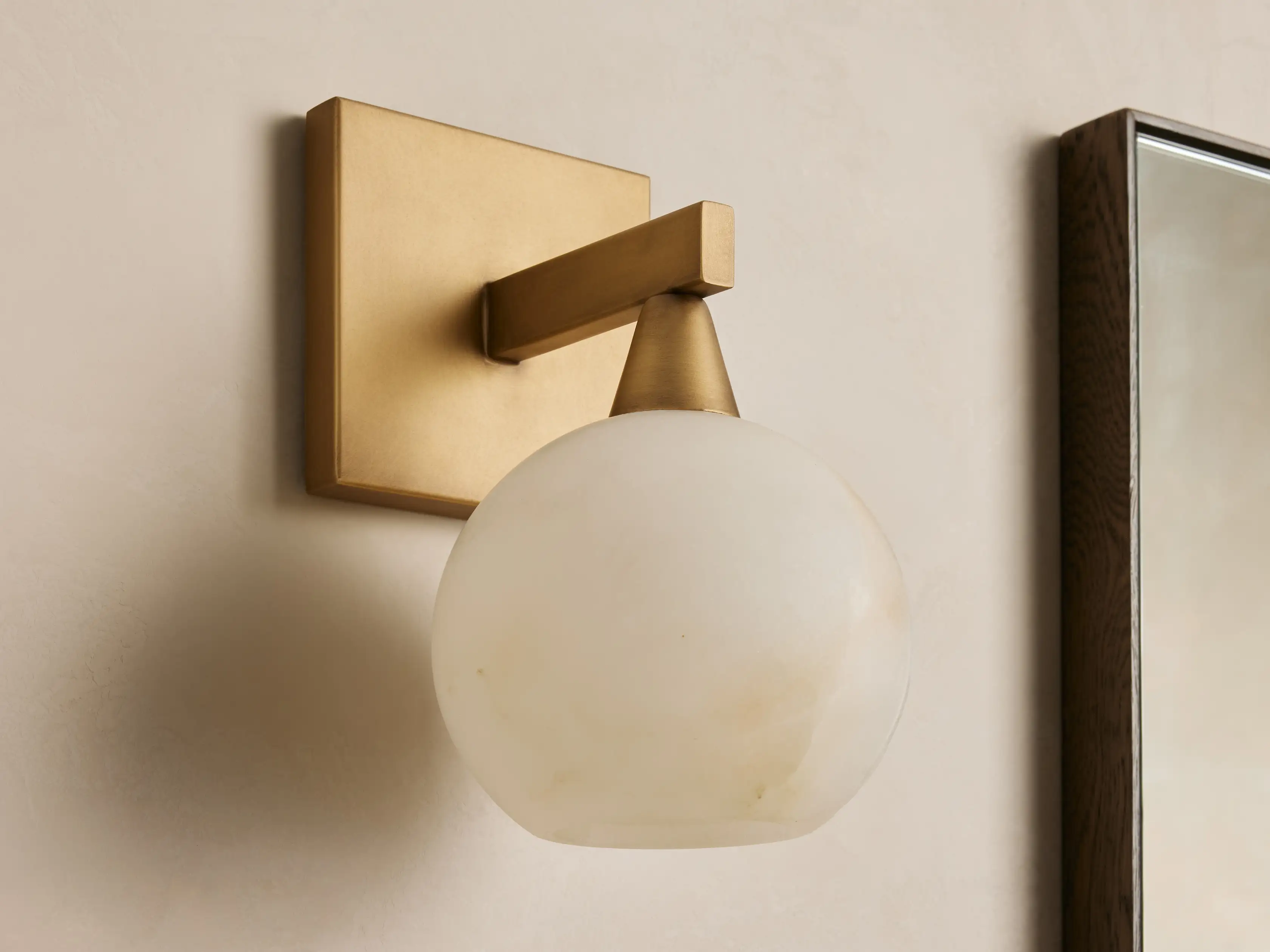 Arica Alabaster Sconce 1 Light - Image 3