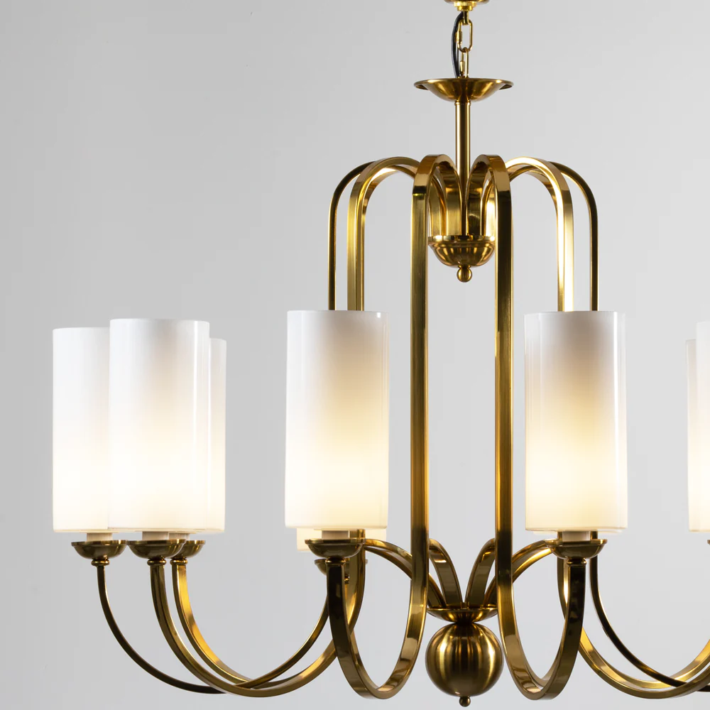 Aries Vintage Brass Chandelier - Image 2