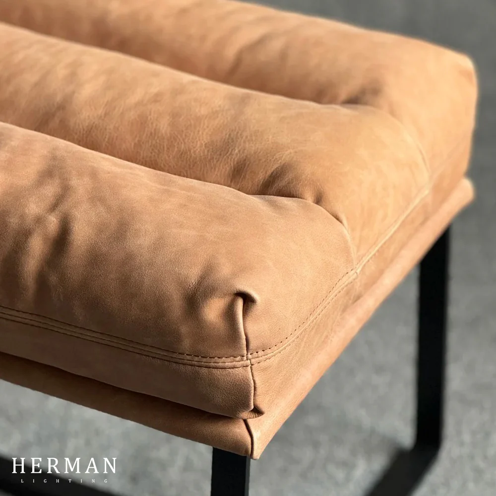 Art Leon Genuine Leather Accent Chair - Image 9