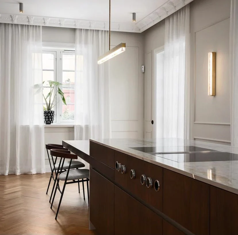 Artes Pendant Light - Alabaster, Bronze & Satin Brass - Image 10