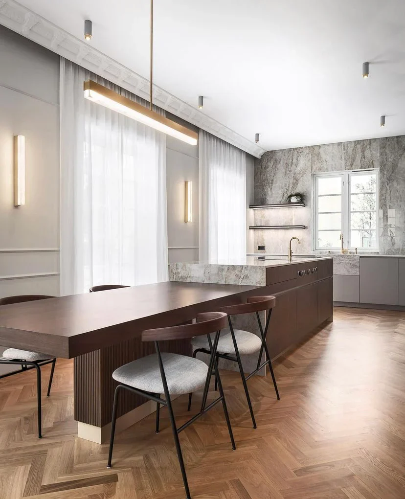 Artes Pendant Light - Alabaster, Bronze & Satin Brass - Image 11