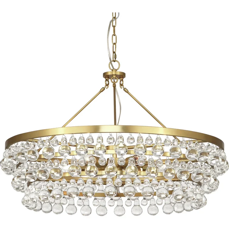 Artistic Pear Round Chandelier 50", Dining Room Round Chandelier - Image 13