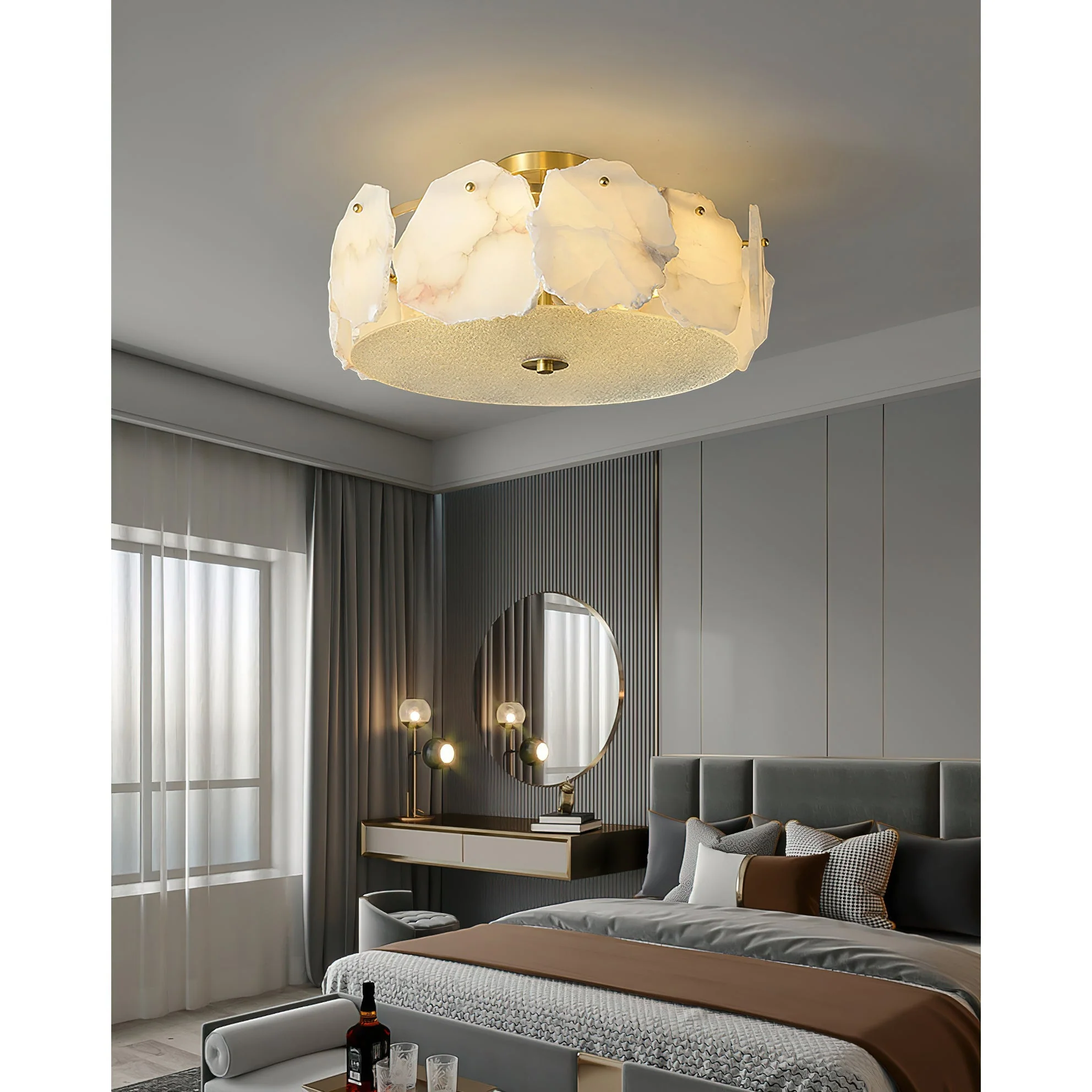 Artze Alabaster Ceiling Light - Image 14