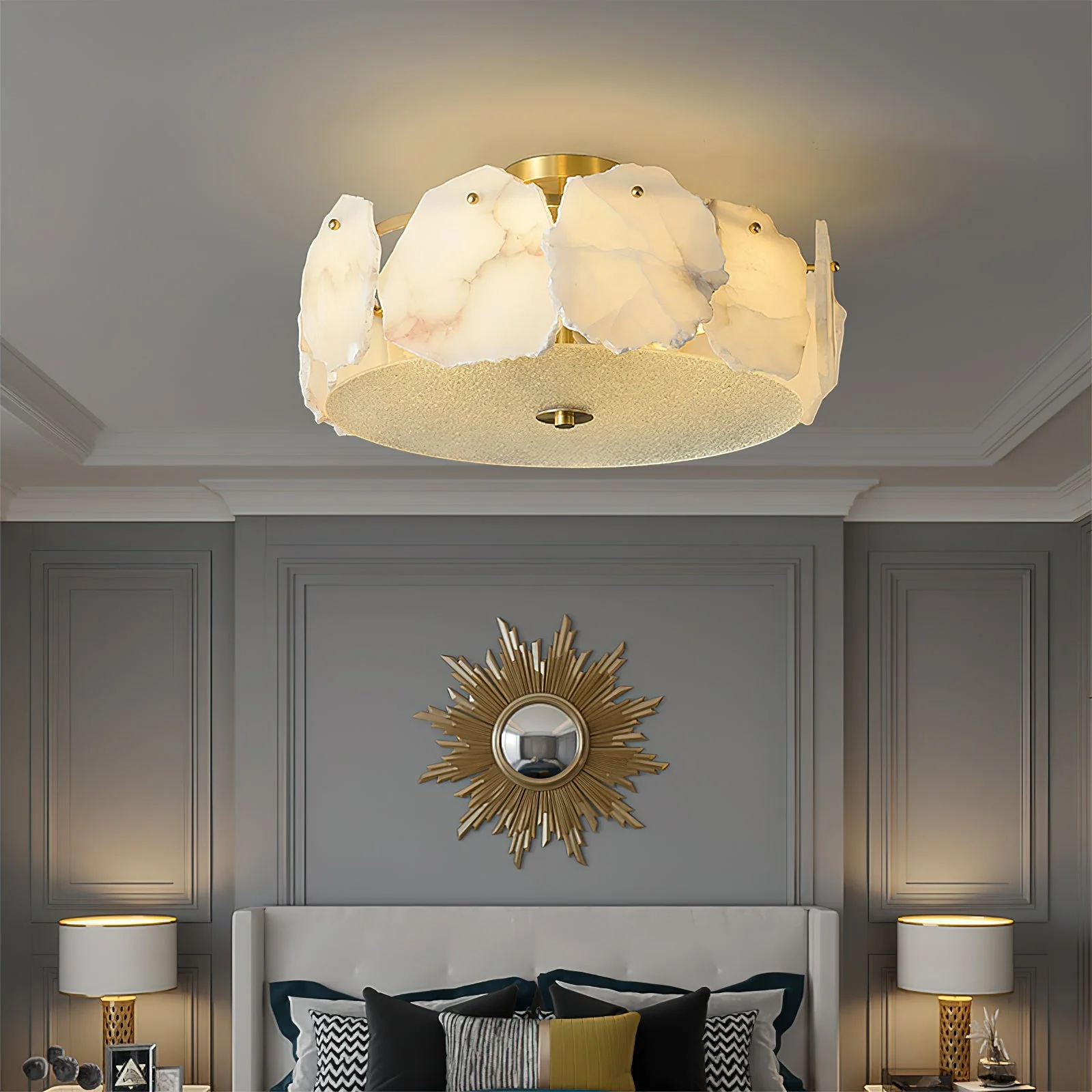 Artze Alabaster Ceiling Light - Image 5