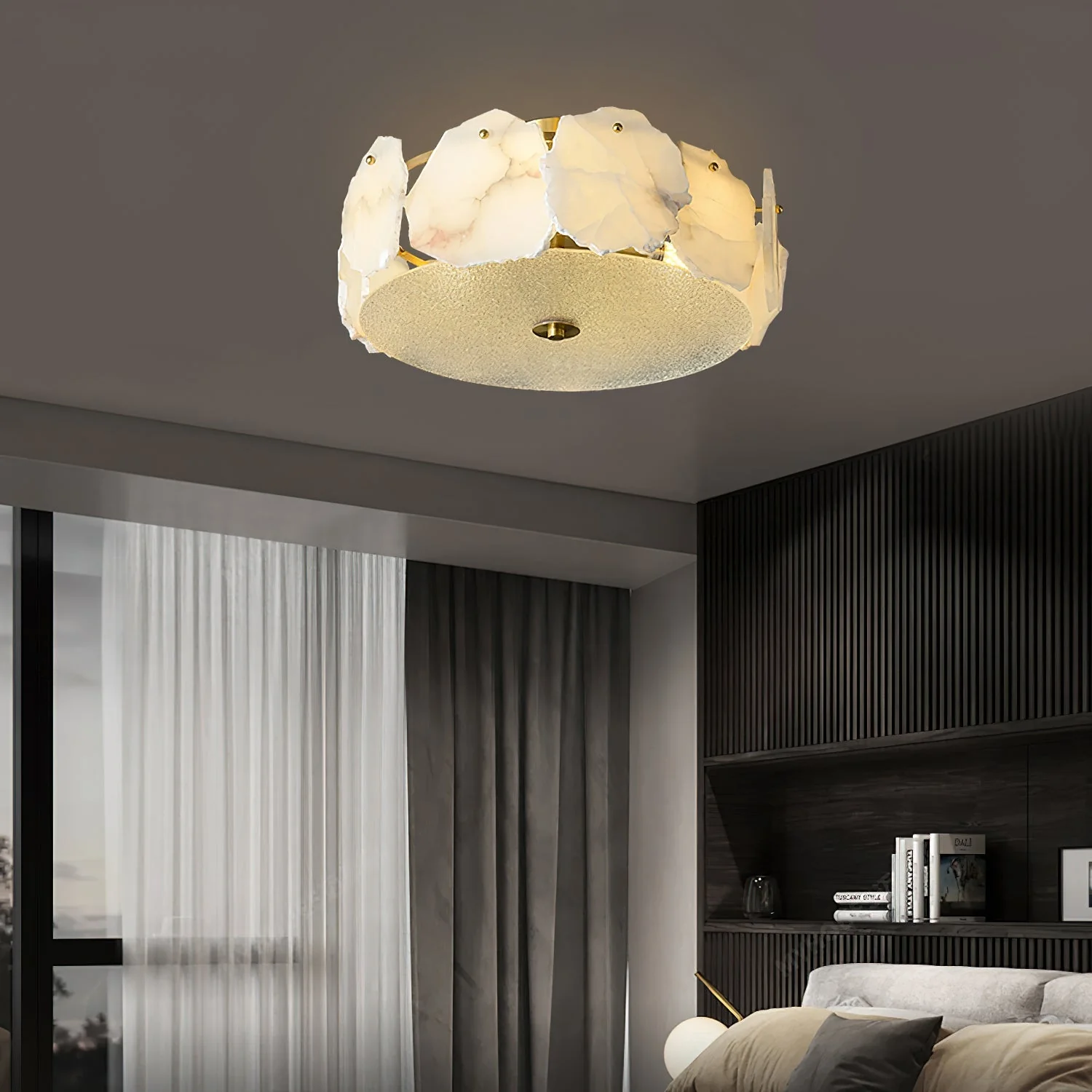 Artze Alabaster Ceiling Light - Image 6
