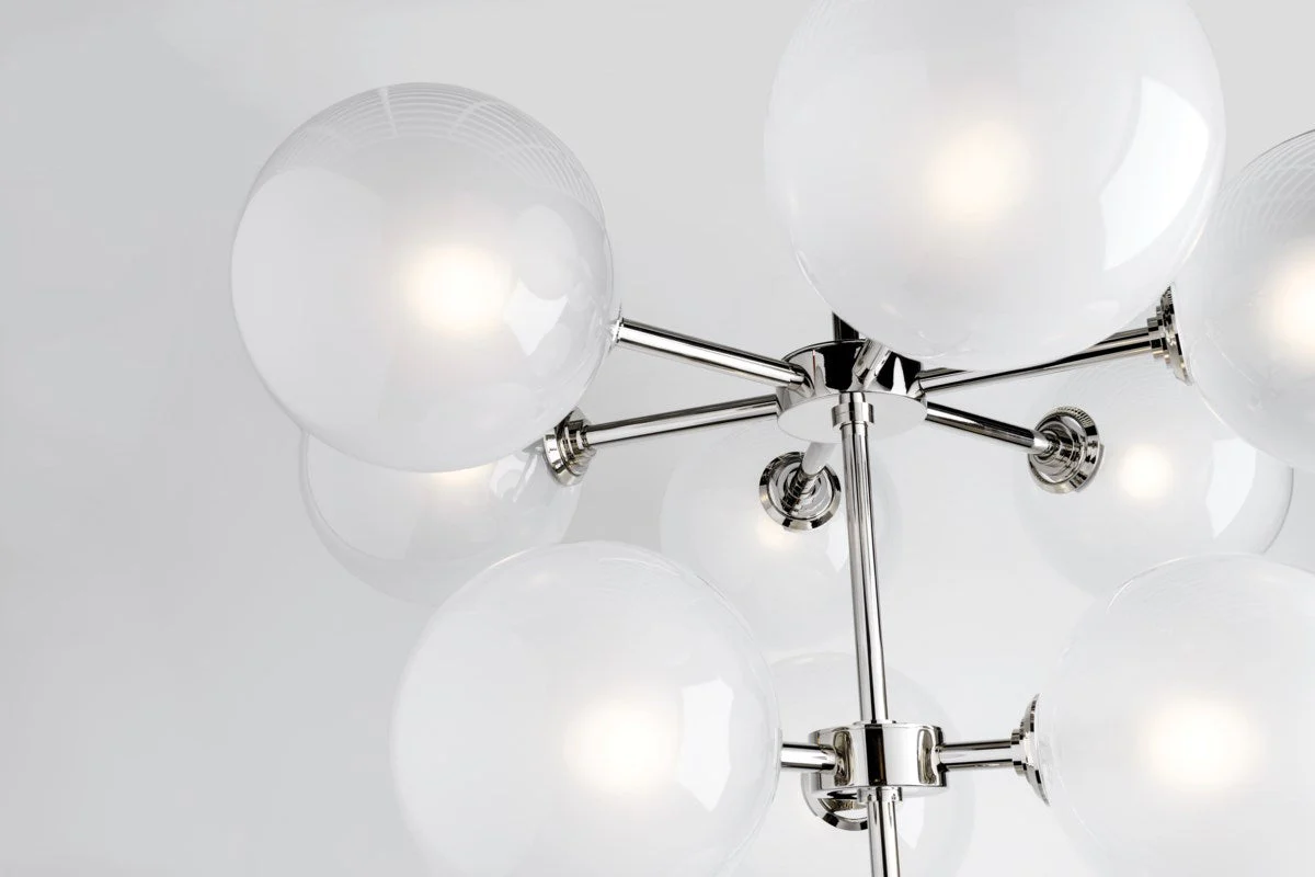 Ashleigh Modern Chandelier - H122810-PN-CE - Mitzi - Image 3