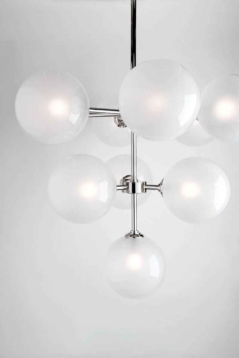 Ashleigh Modern Chandelier - H122810-PN-CE - Mitzi - Image 4