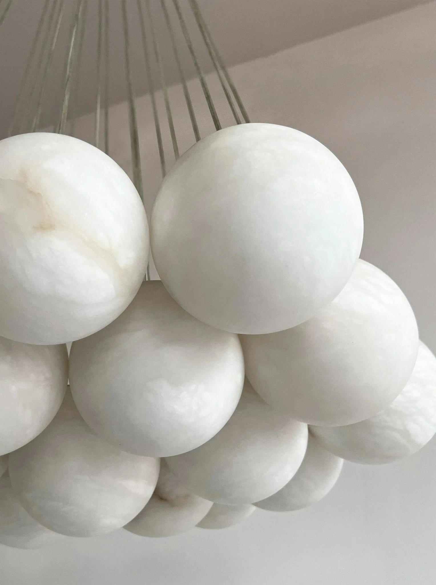 Aspen Alabaster 19 Light Chandelier 33.5" - Image 9