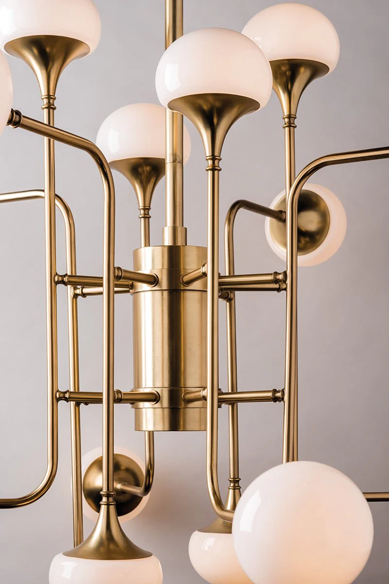 Astoria Modern Brass Chandelier - Image 3